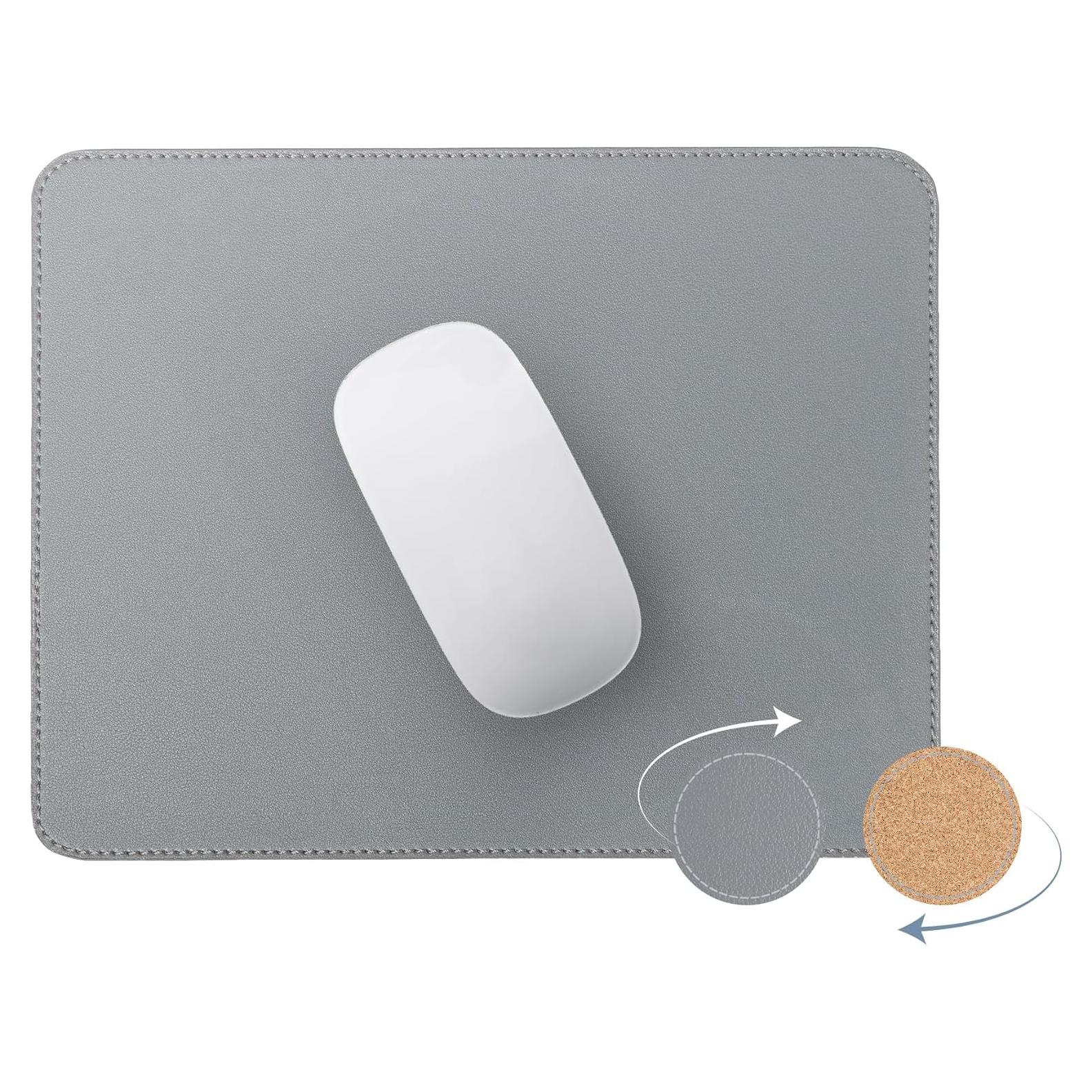 Almohadilla de Ratón Doble Cara RENMTURE 20.32x27.94 cm Gris