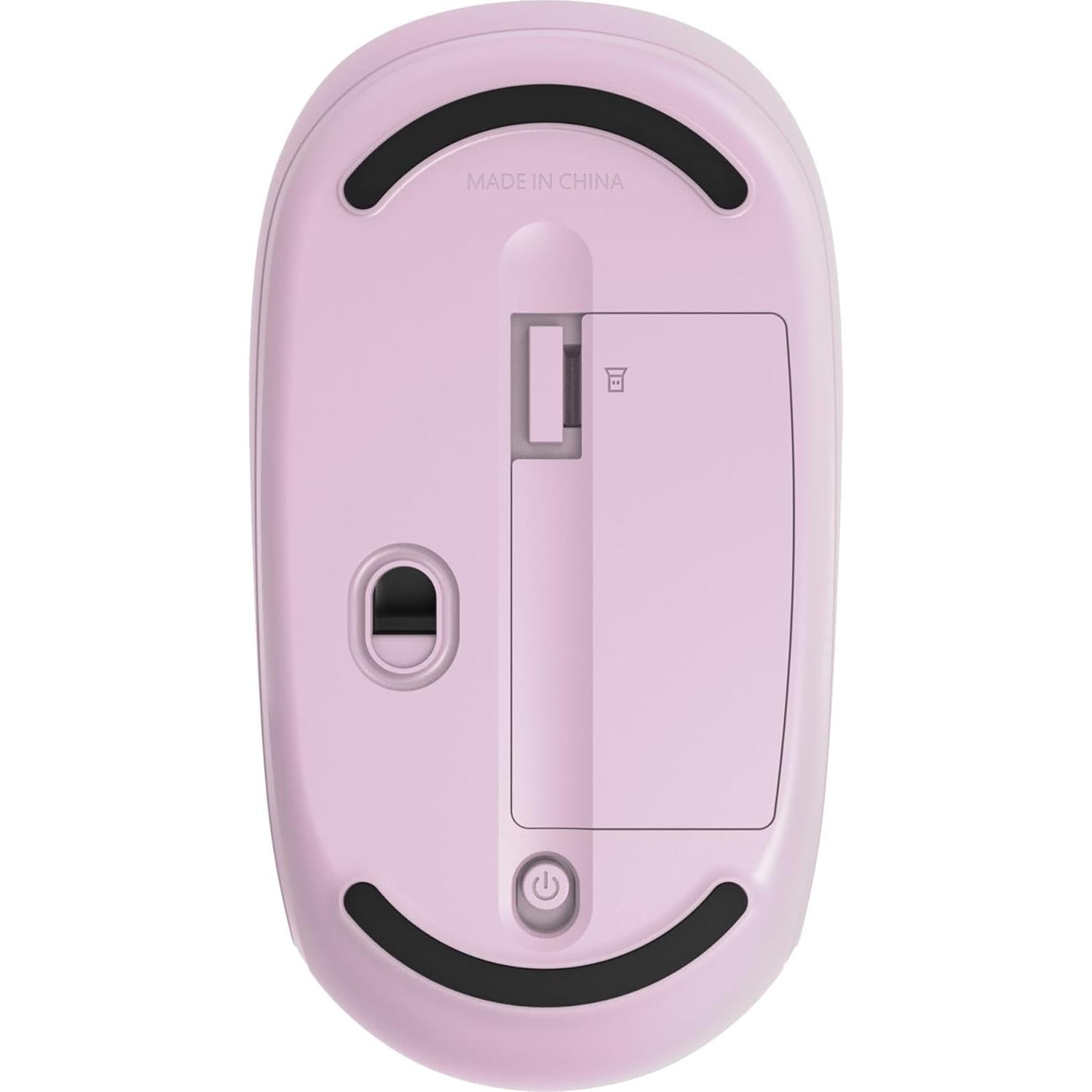 Mouse Inalámbrico Incase 1850 - Diseño Ergonómico Ambidiestro - Orquídea Clara