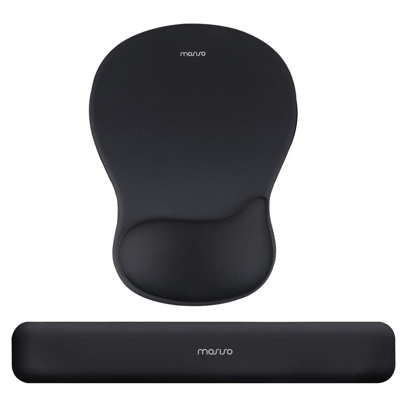 Soporte de Reposamuñecas Ergonomico MOSISO para Teclado y Ratón