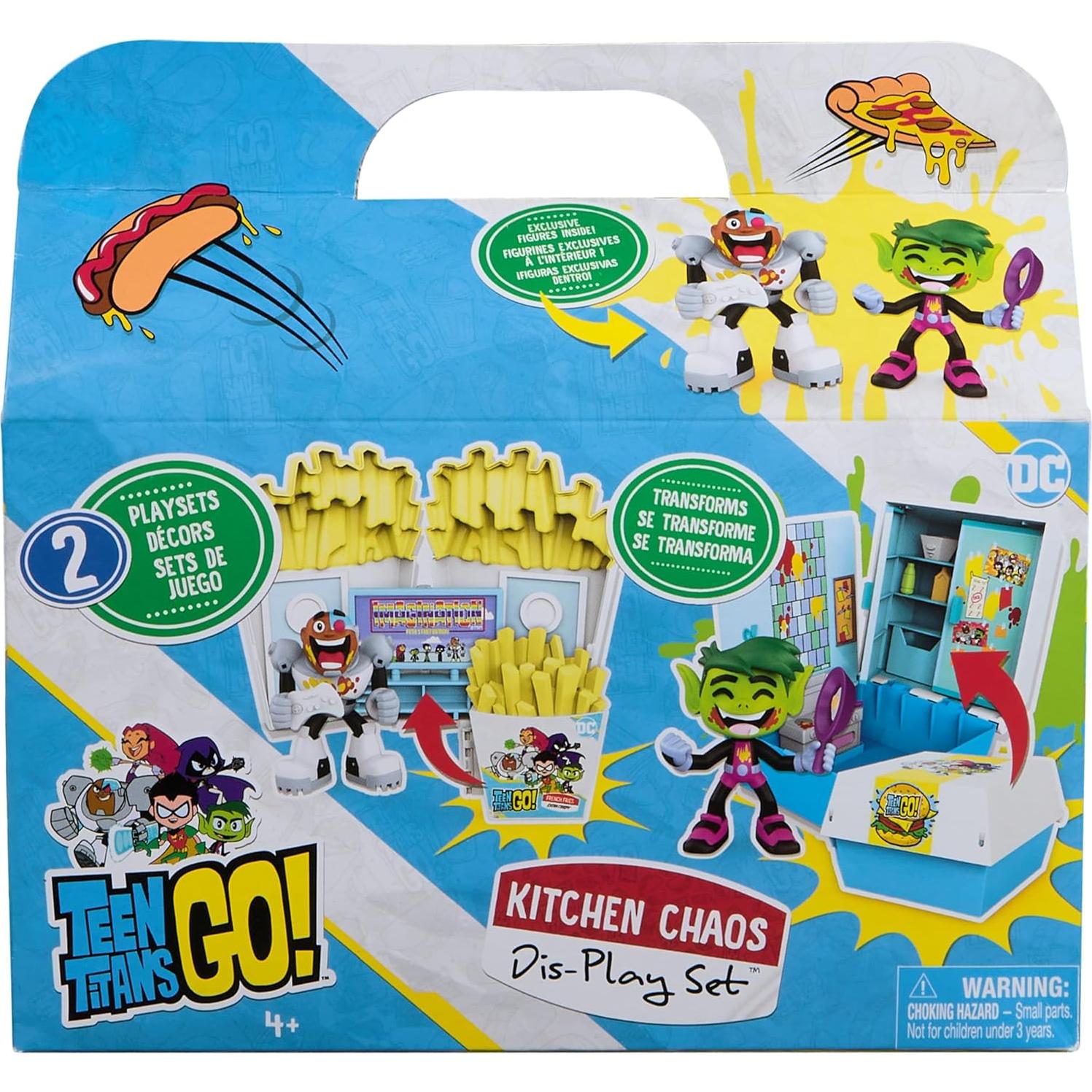 Juego de Cocina Caos Dis-Play Spin Master Teen Titans Go! 2 Figuras