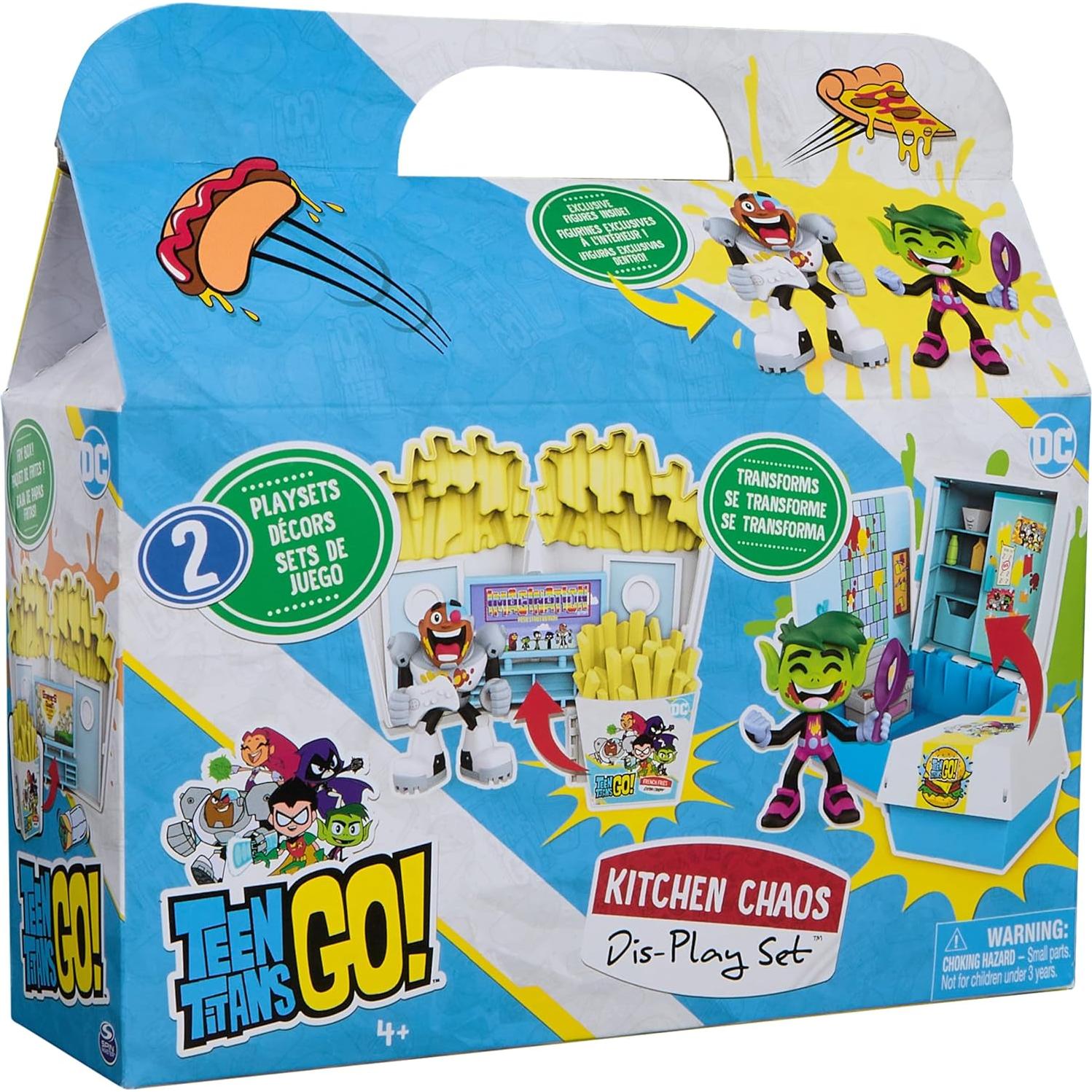 Juego de Cocina Caos Dis-Play Spin Master Teen Titans Go! 2 Figuras