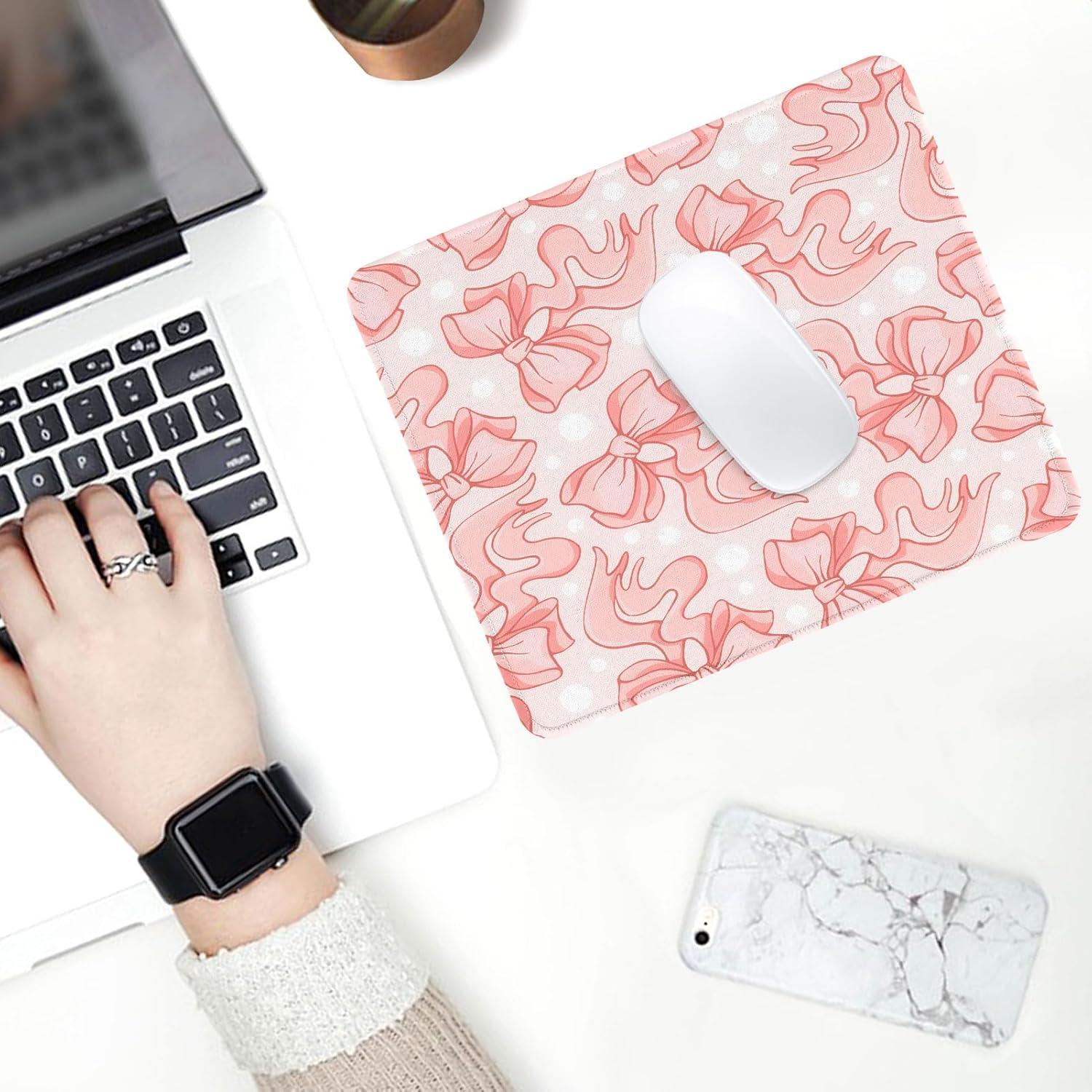 Alfombrilla de Ratón Seorsok Rosa Cuadrada Texturizada 24x20cm