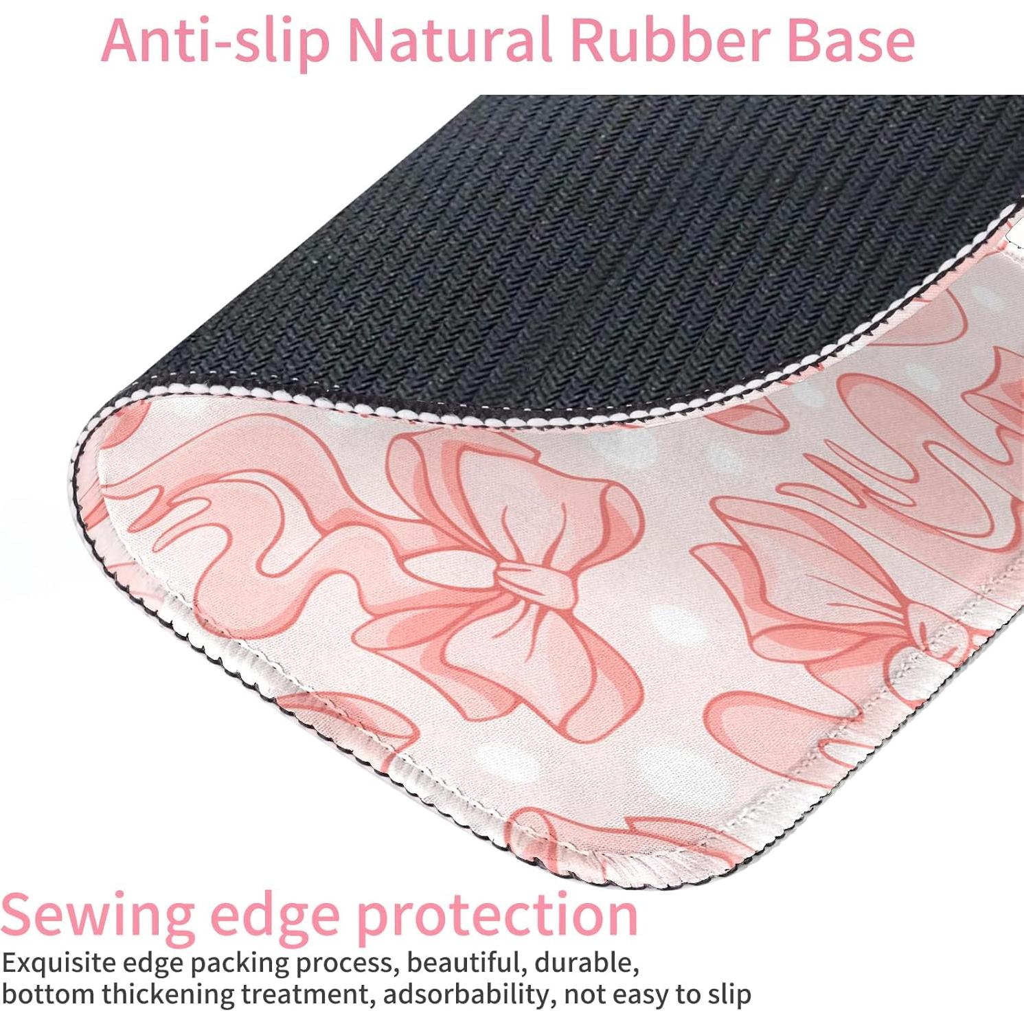 Alfombrilla de Ratón Seorsok Rosa Cuadrada Texturizada 24x20cm