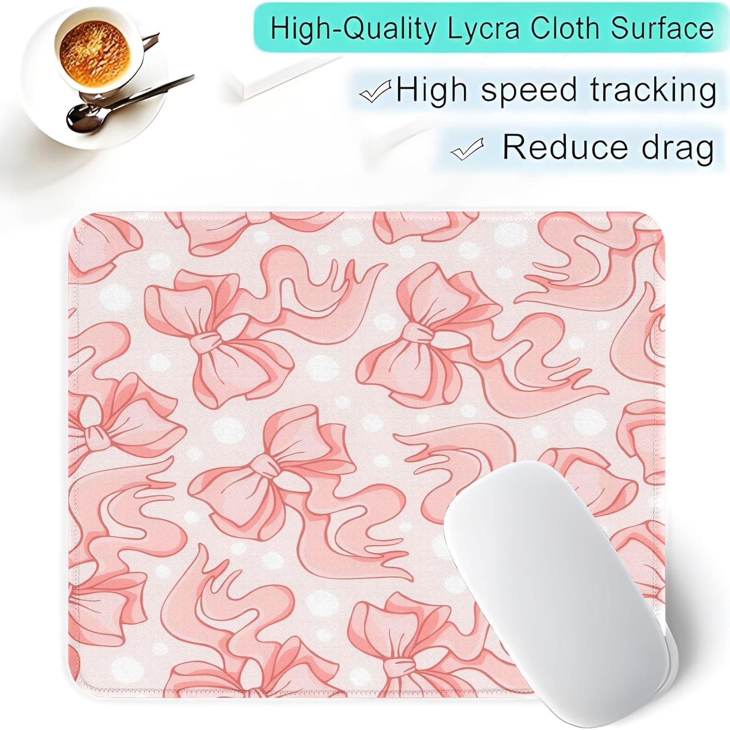 Alfombrilla de Ratón Seorsok Rosa Cuadrada Texturizada 24x20cm