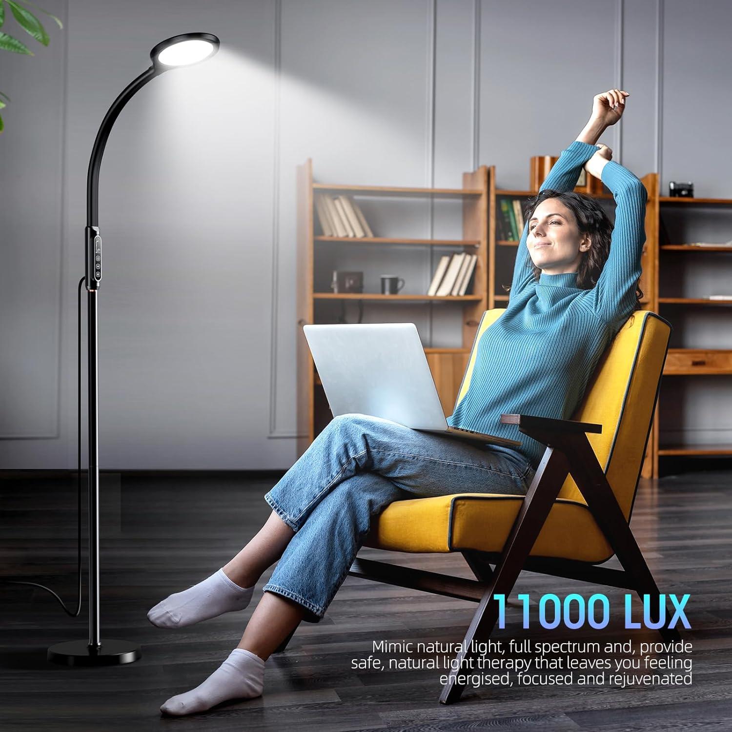 Lámpara de Terapia de Luz FBBJFF 11000 Lux Ajustable