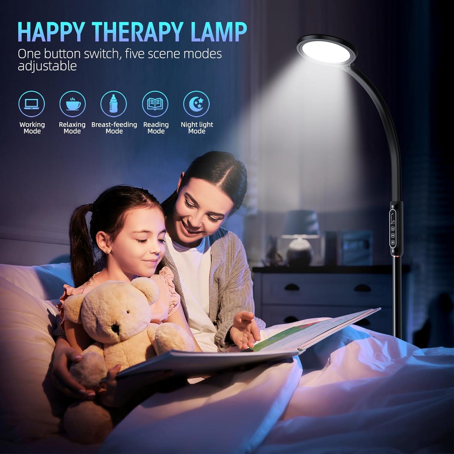 Lámpara de Terapia de Luz FBBJFF 11000 Lux Ajustable