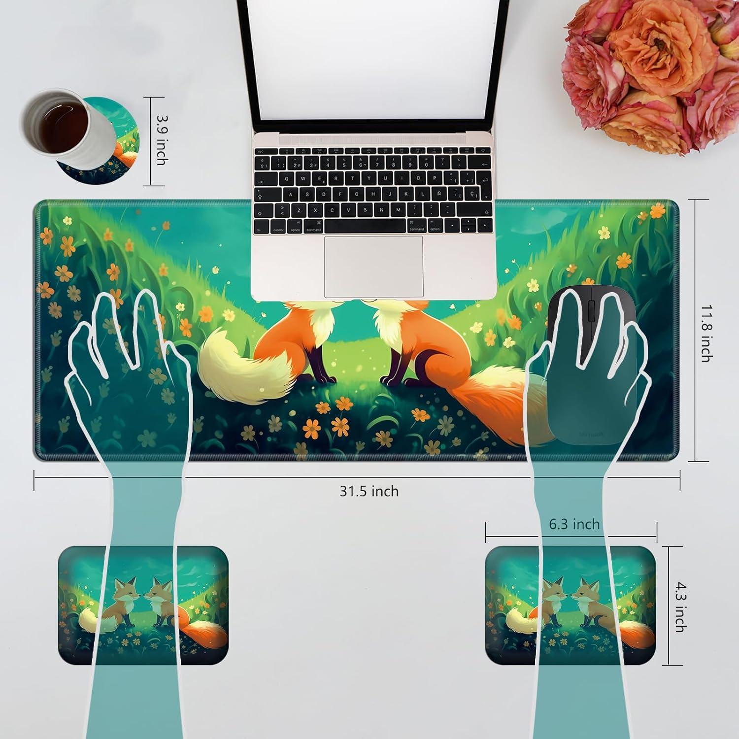 Juego de Almohadillas Ergonómicas BEOTIWAD Zorro Bonito