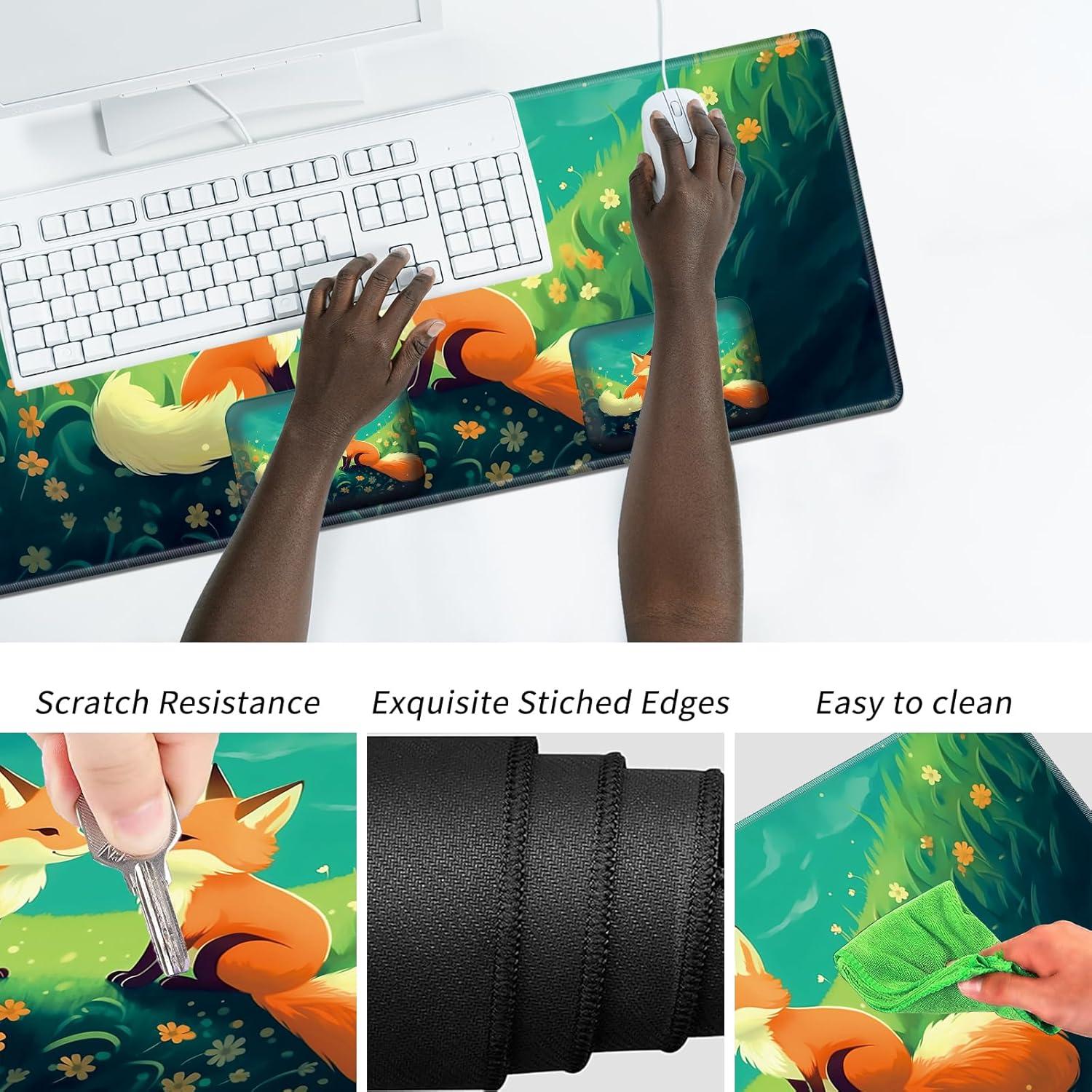 Juego de Almohadillas Ergonómicas BEOTIWAD Zorro Bonito