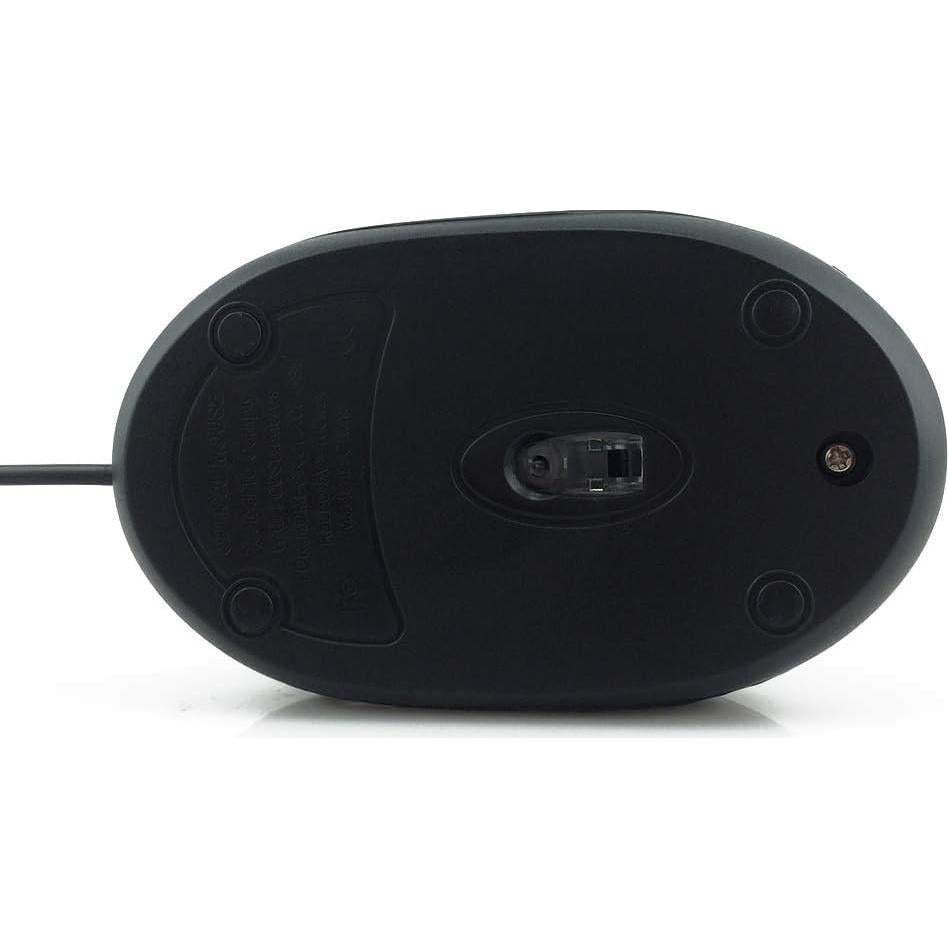 Ratón Óptico USB ANRANK UM2030AK Negro 3 Botones Ergonomico