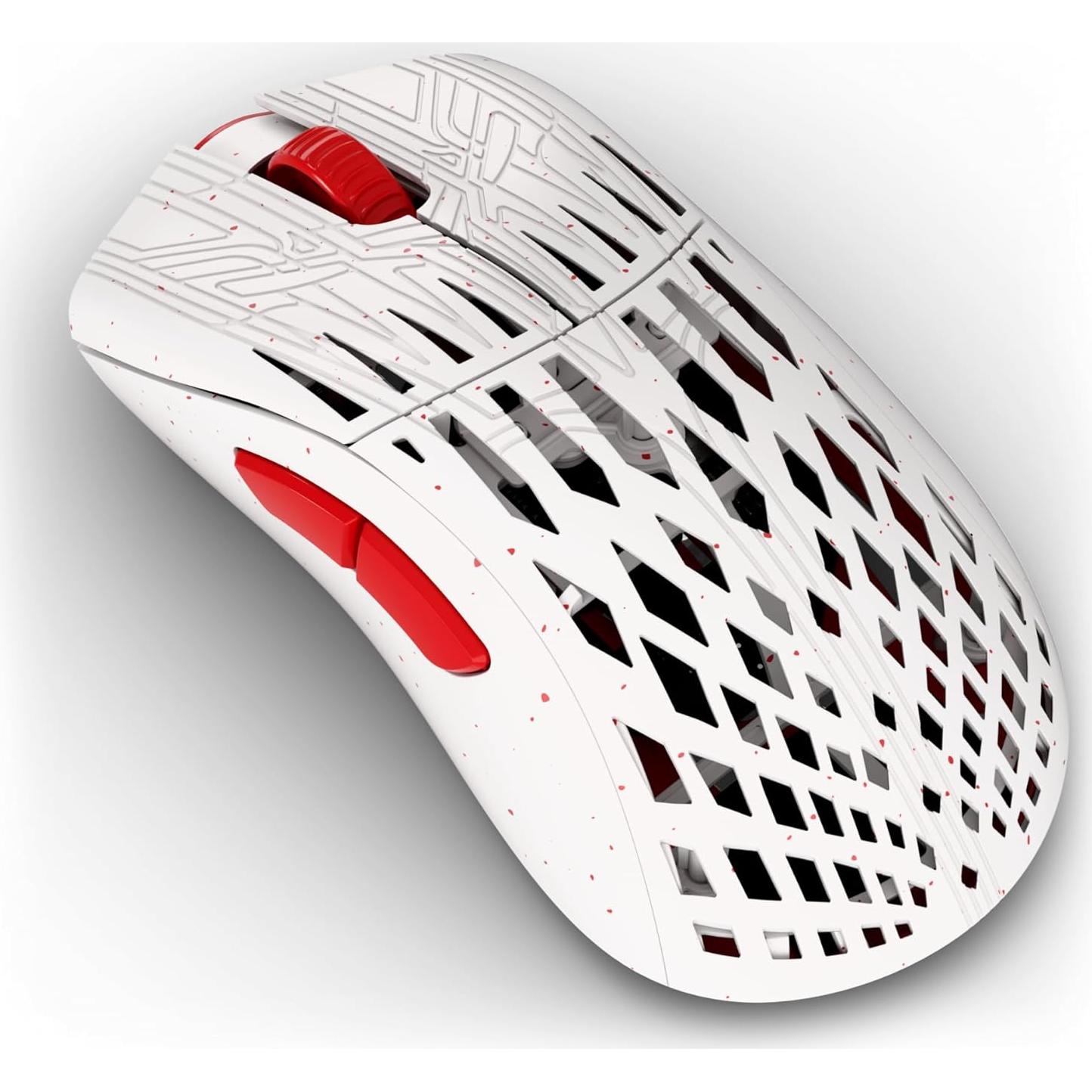 Ratón Gaming Inalámbrico PWNAGE Stormbreaker Fibra Carbono 36k DPI