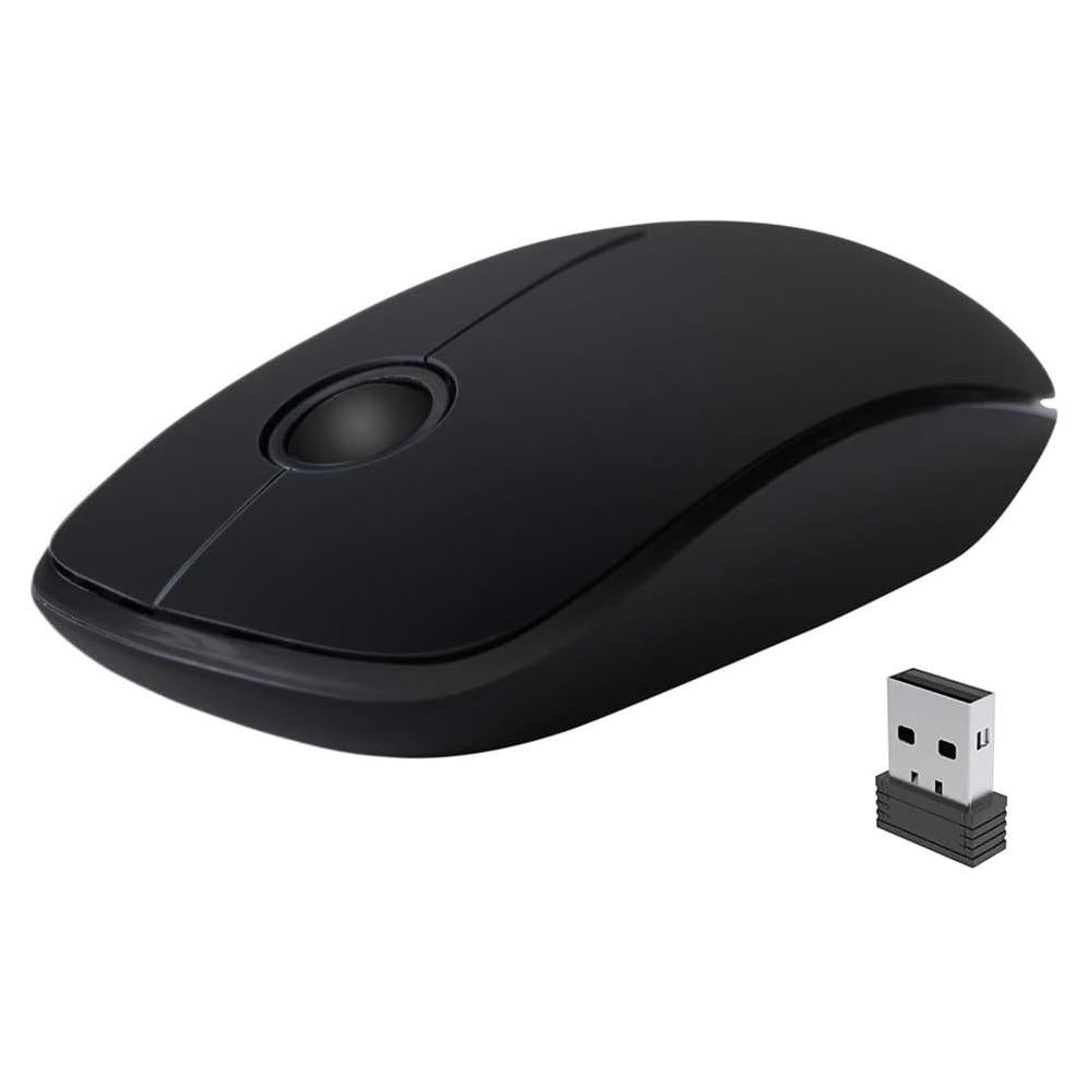 Ratón Óptico Inalámbrico NexiGo Slim Negro 1000 DPI