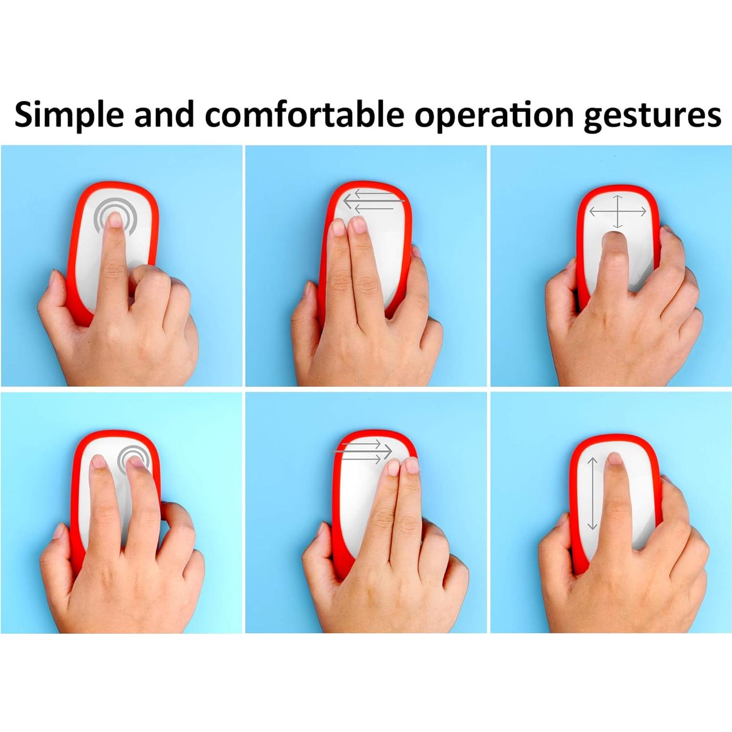 Funda de Silicona para Magic Mouse 1 y 2 - Liyaohua - Blanco