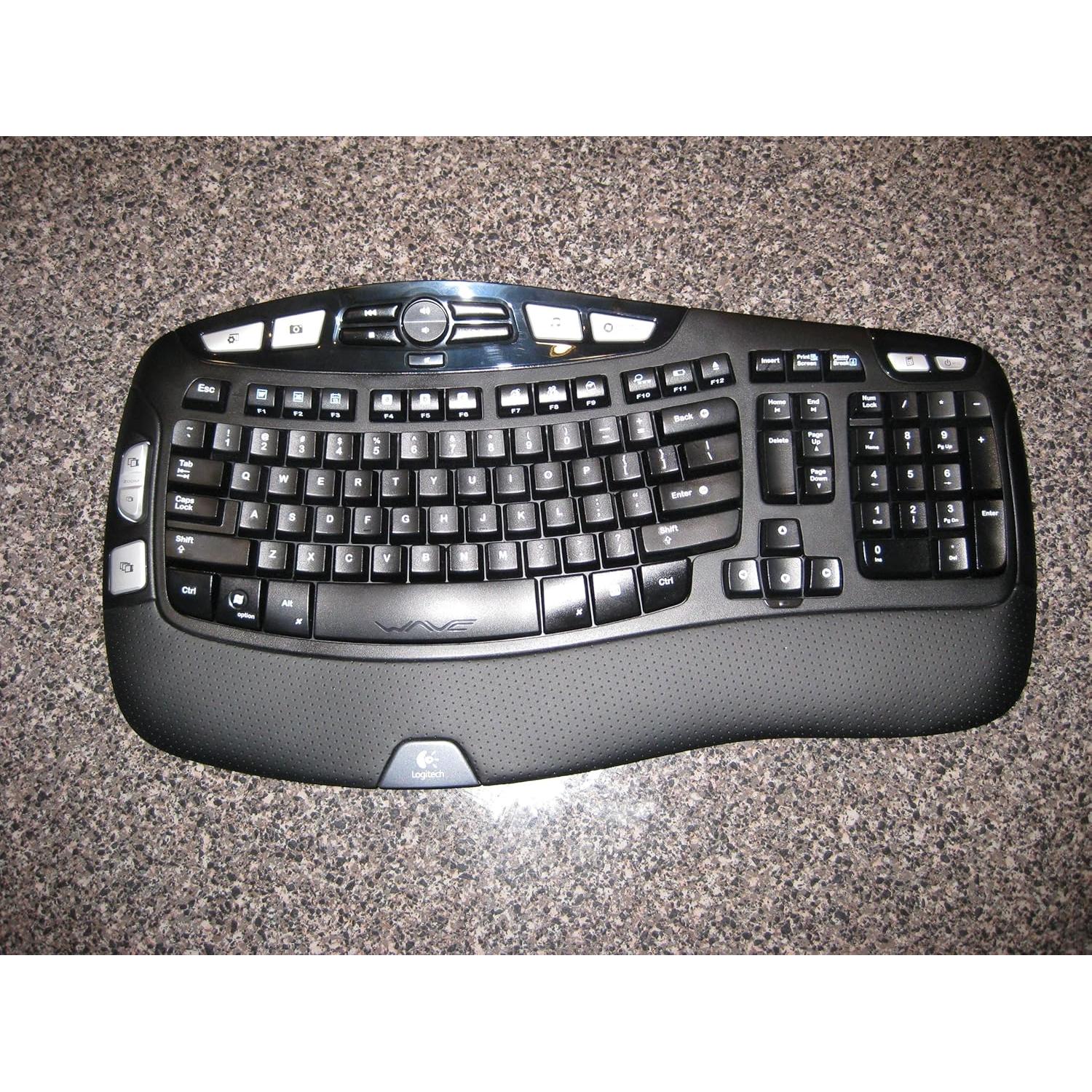 Teclado y Ratón Inalámbricos Logitech Wave Pro - Negro