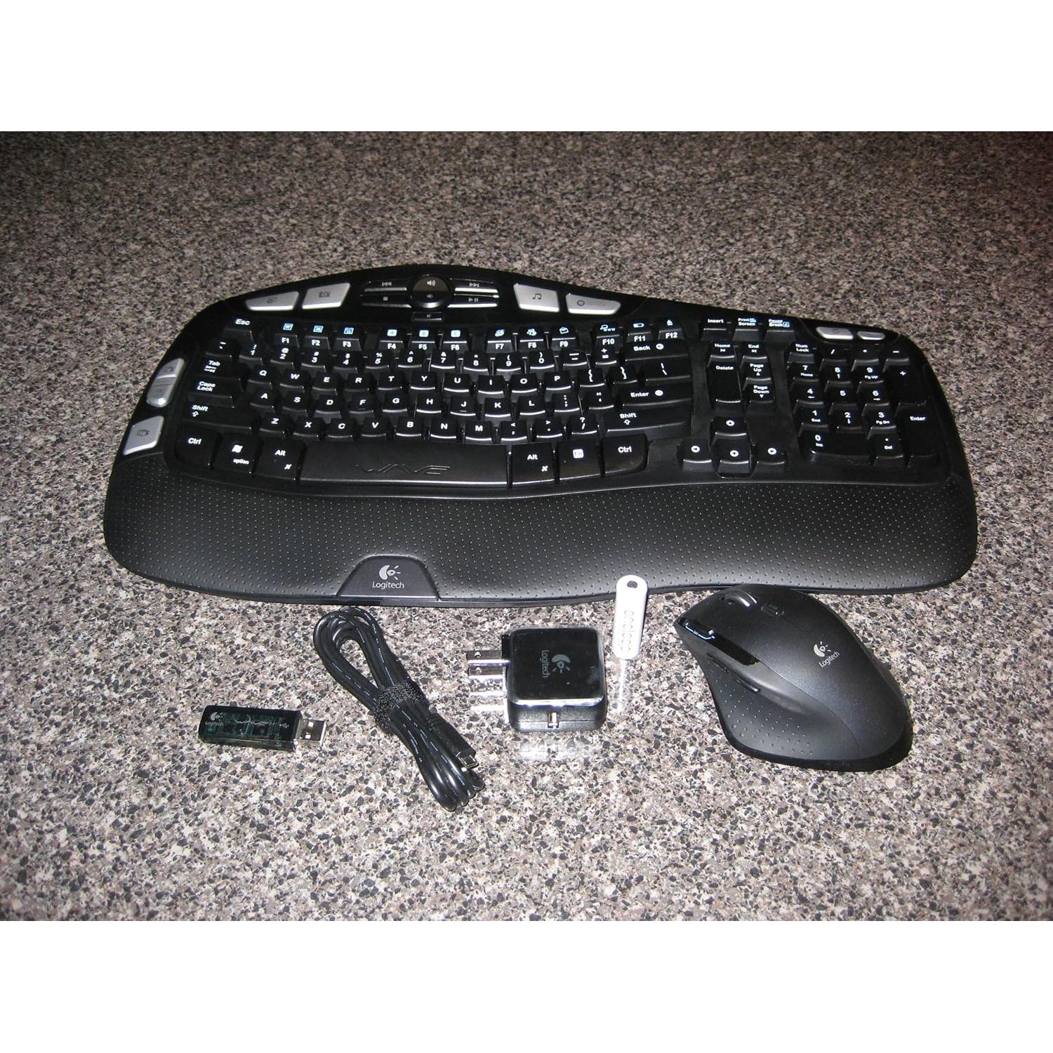 Teclado y Ratón Inalámbricos Logitech Wave Pro - Negro