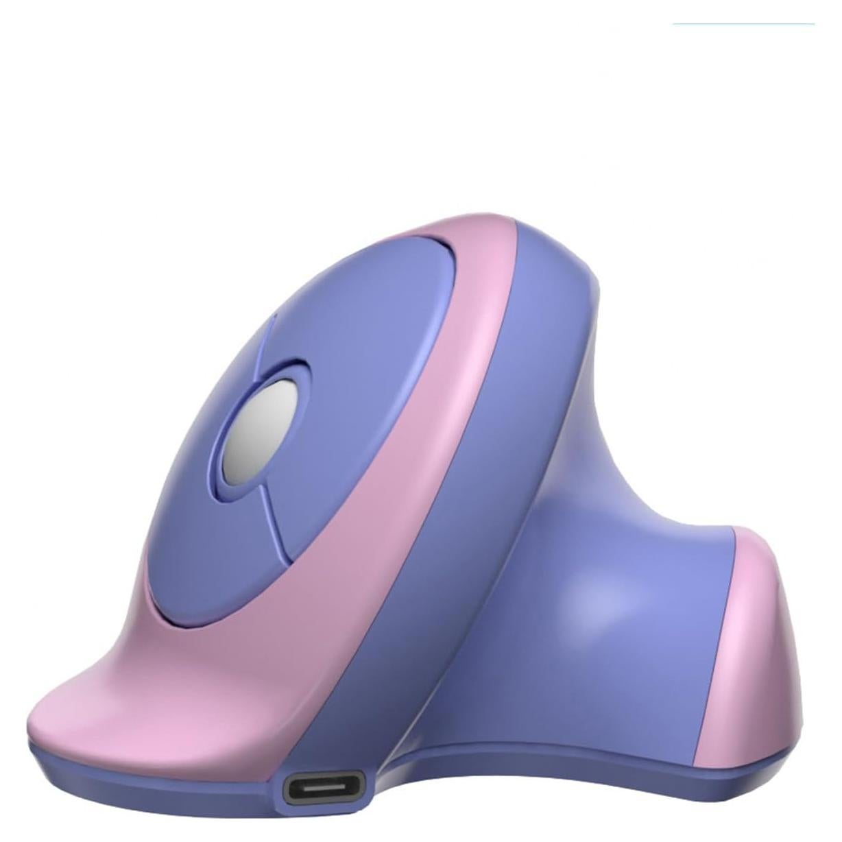 Ratón Ergonómico Inalámbrico KUYHRF Mini Púrpura - Recargable