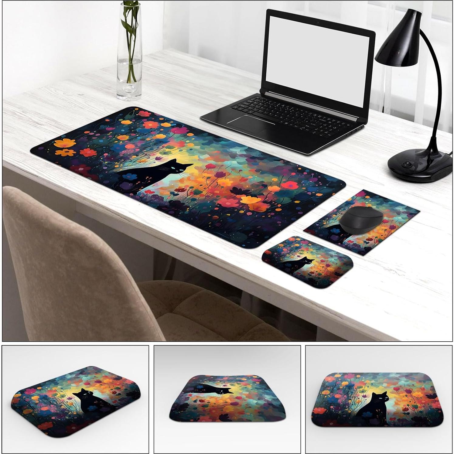 Juego de Alfombrillas de Ratón 3 en 1 CAPAUNVDA 60x30cm