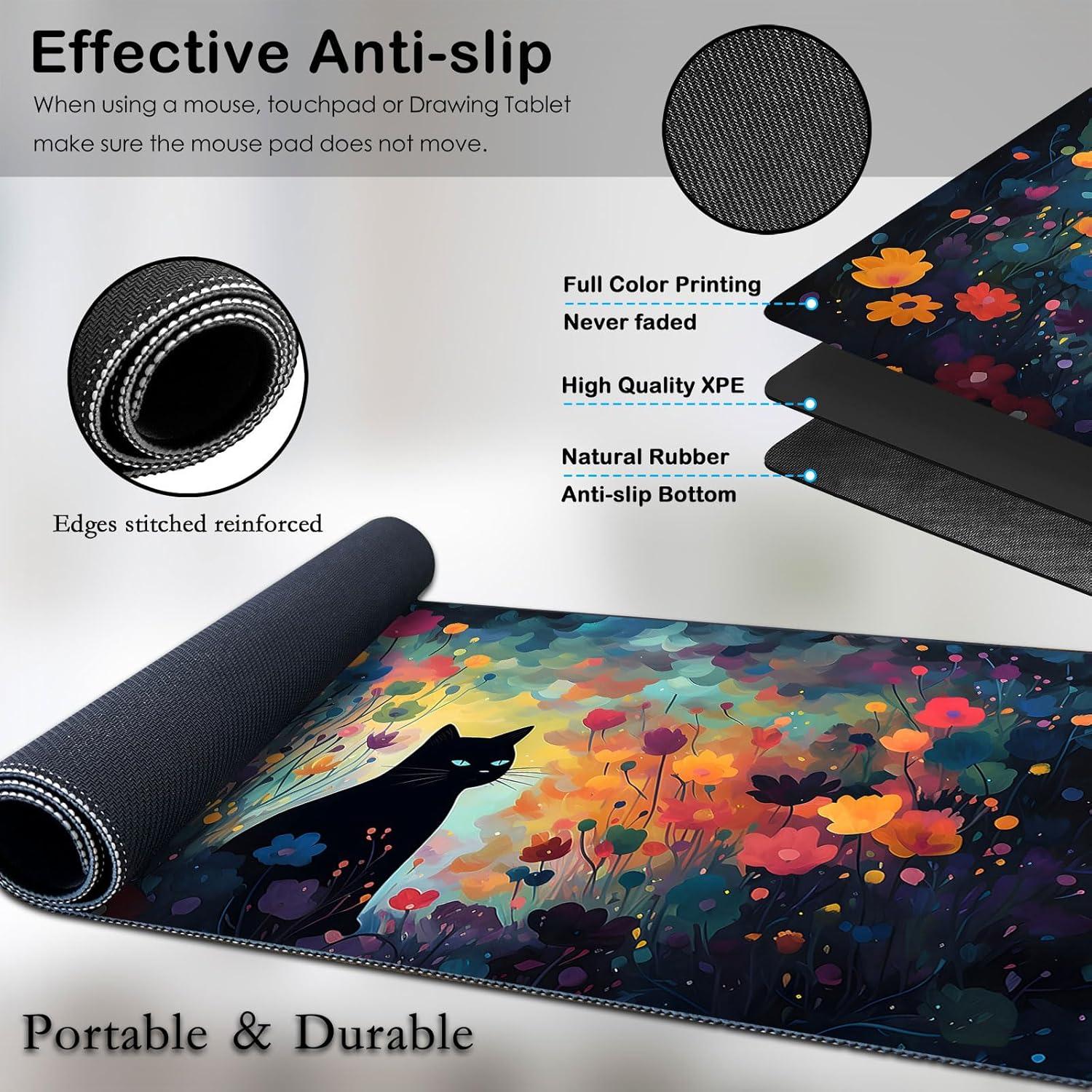 Juego de Alfombrillas de Ratón 3 en 1 CAPAUNVDA 60x30cm