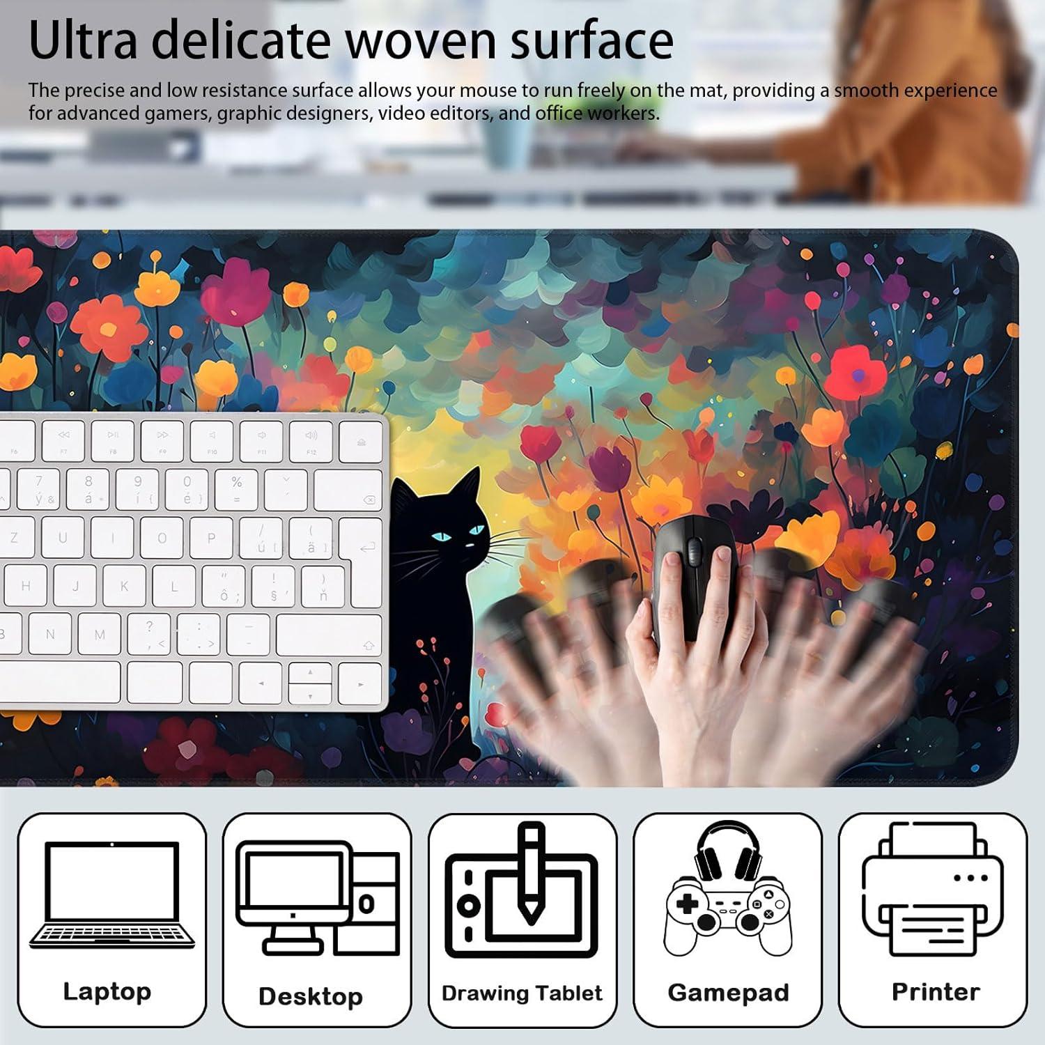 Juego de Alfombrillas de Ratón 3 en 1 CAPAUNVDA 60x30cm