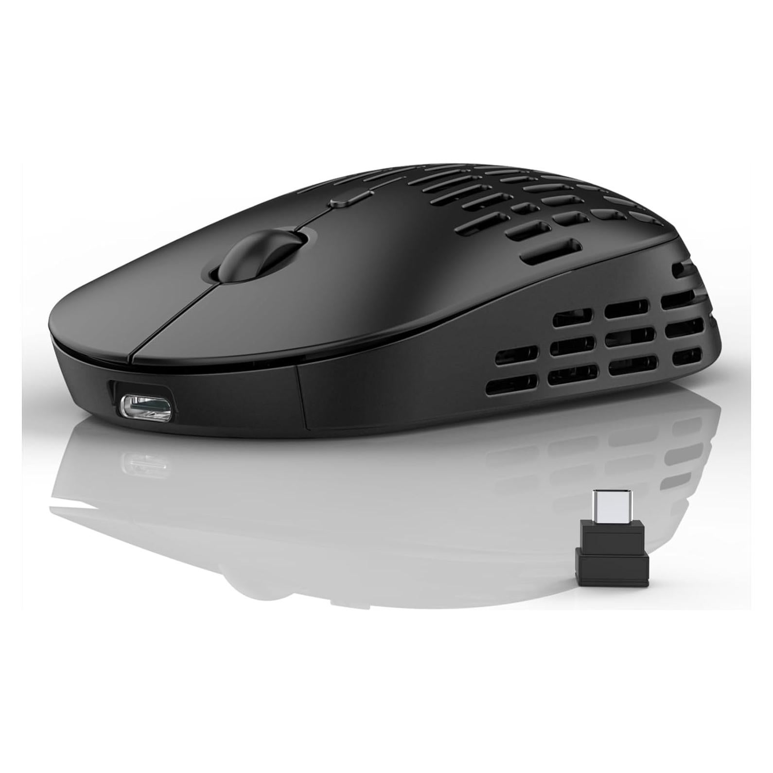 Ratón Inalámbrico Bluetooth 5.1 RAPIQUE R-03 Recargable Negro