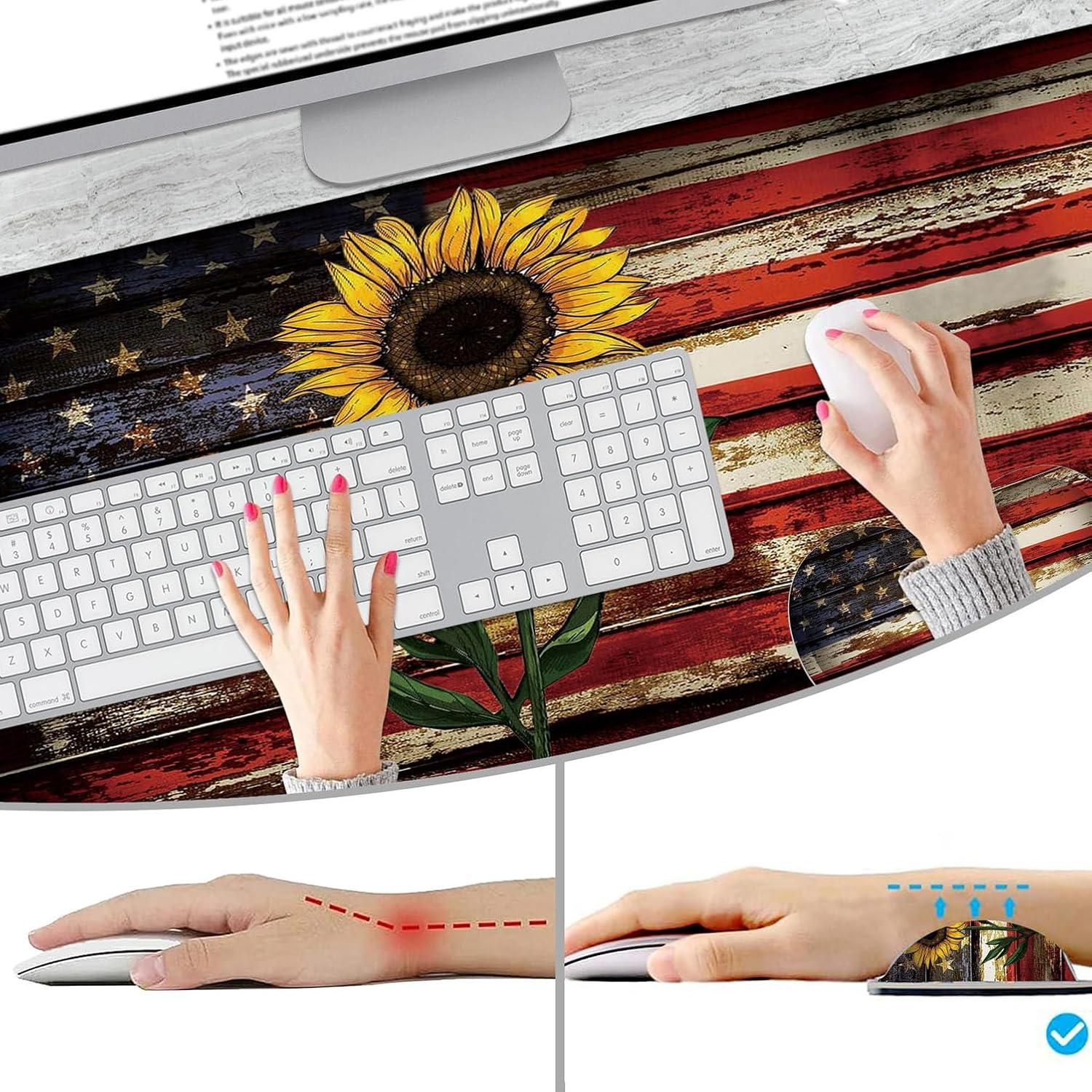 Conjunto Alfombrilla de Juego FOKBVNFLL + Almohadilla Muñeca