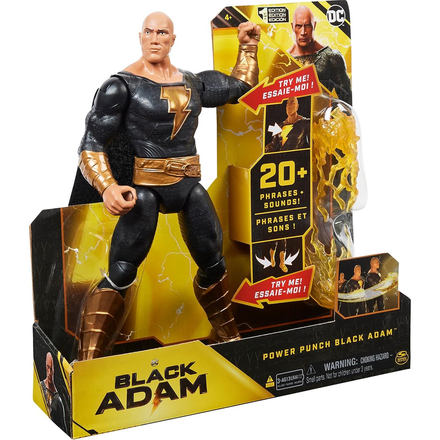 Figura de Acción Black Adam 30 cm Spin Master con Sonidos