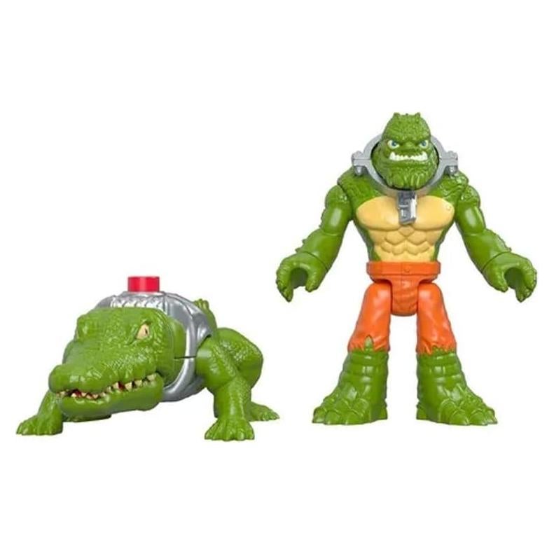 Figuras Imaginext K. Croc y Cocodrilo Fisher-Price