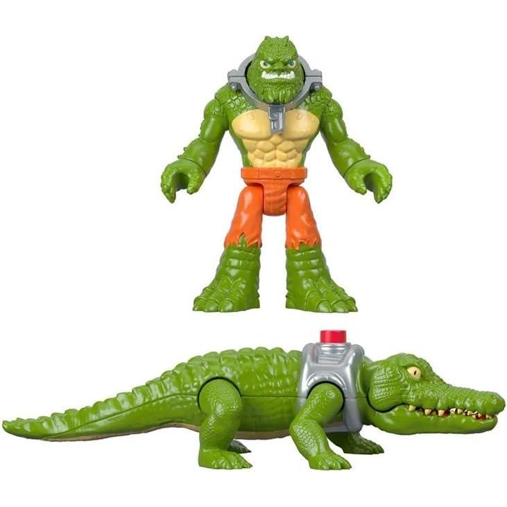 Figuras Imaginext K. Croc y Cocodrilo Fisher-Price