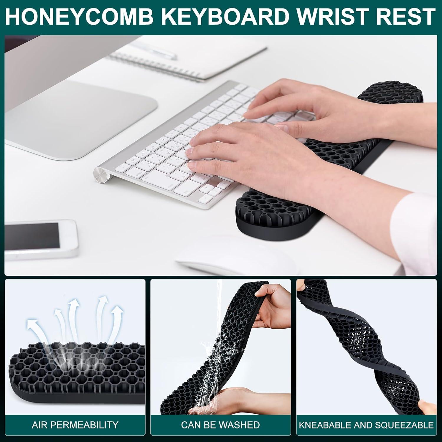 Juego 3 en 1 Almohadilla Ergonómica Jamboa con Reposamuñecas