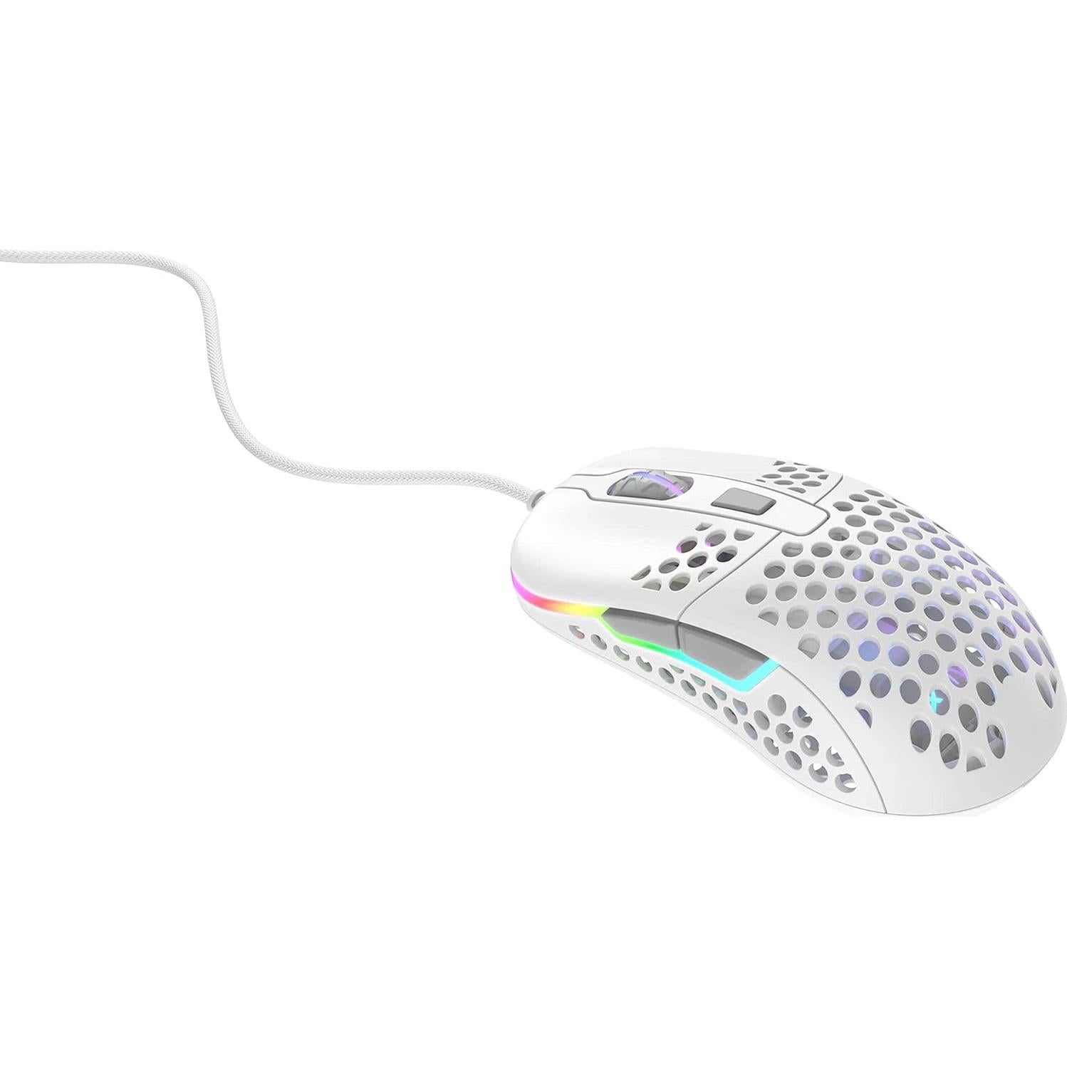 Ratón Gaming Xtrfy M42 RGB Ultra Ligero Blanco