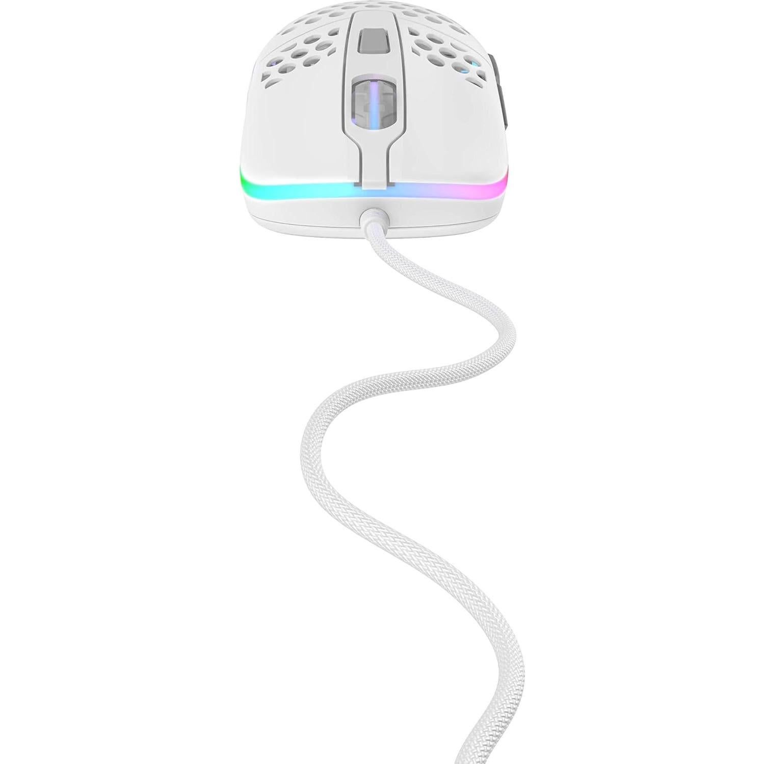 Ratón Gaming Xtrfy M42 RGB Ultra Ligero Blanco