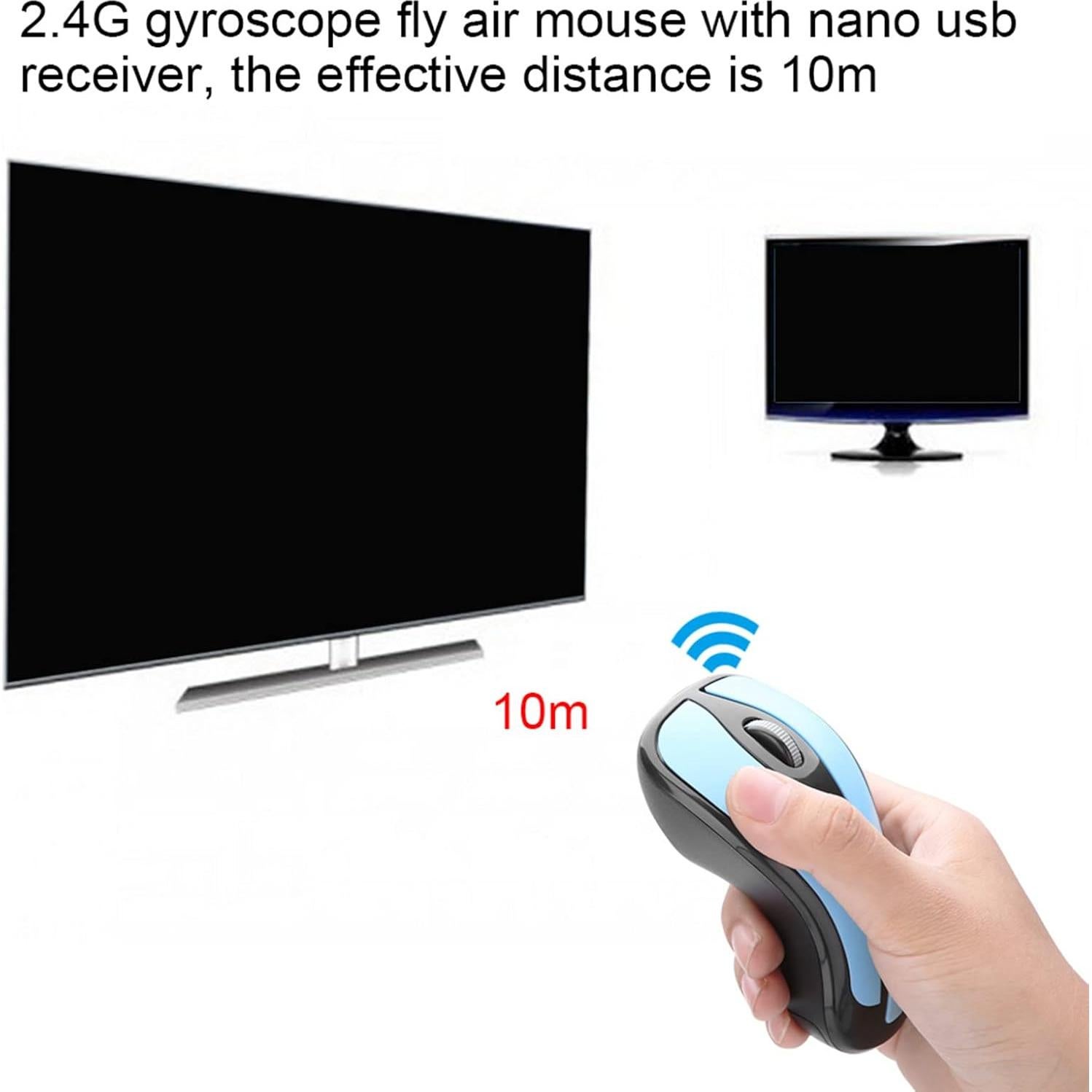 Ratón Óptico Inalámbrico Zerone 1600 DPI Dual Modo