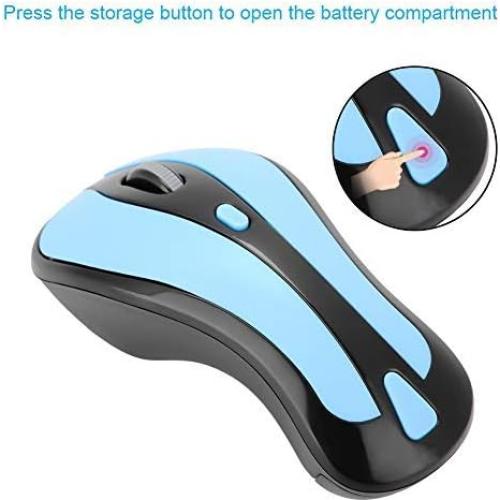 Ratón Óptico Inalámbrico Zerone 1600 DPI Dual Modo