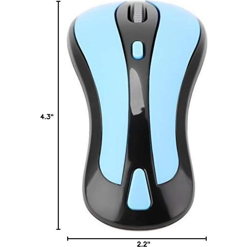 Ratón Óptico Inalámbrico Zerone 1600 DPI Dual Modo