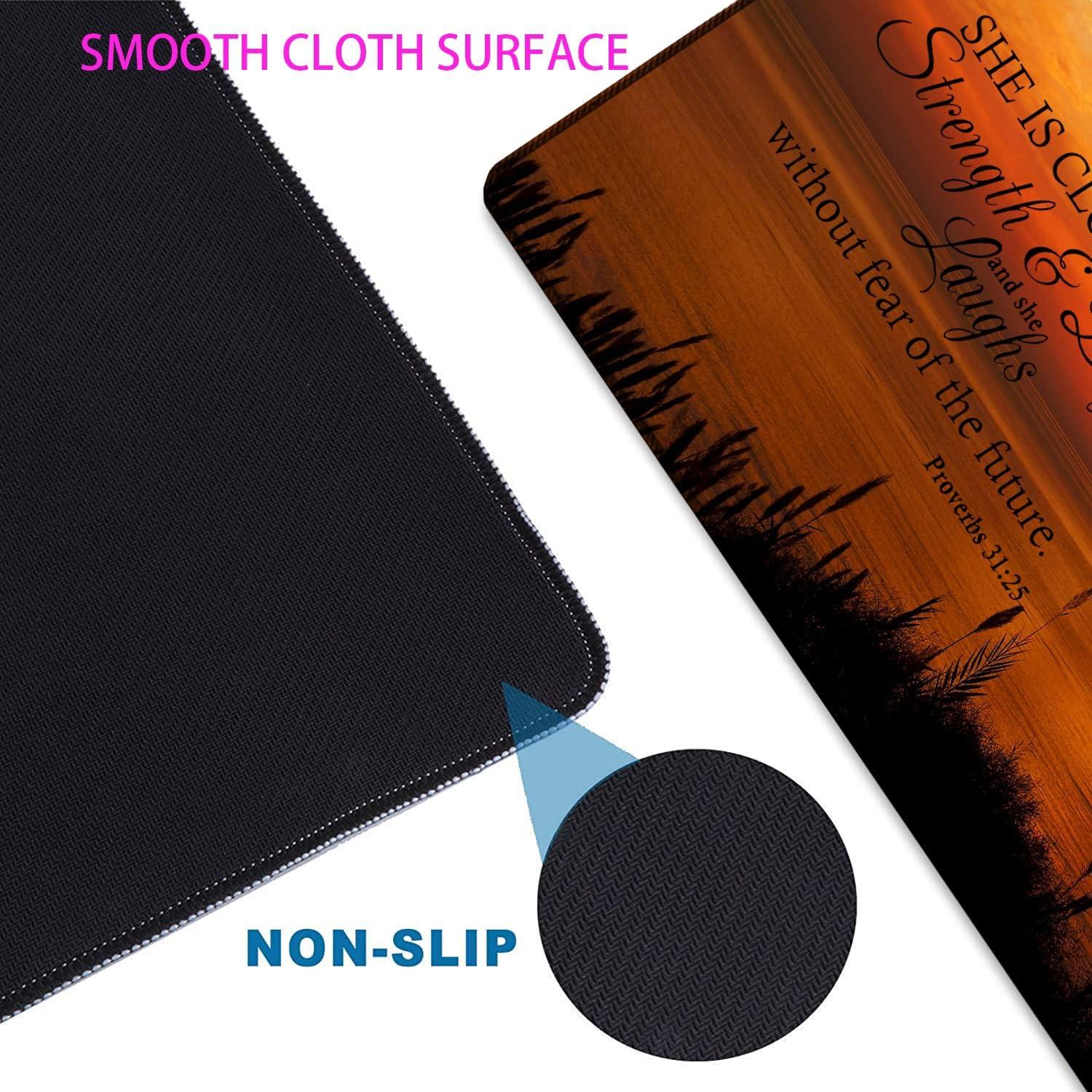 Alfombrilla de Ratón Grande VSHSEEOM con Almohadilla y Posavasos