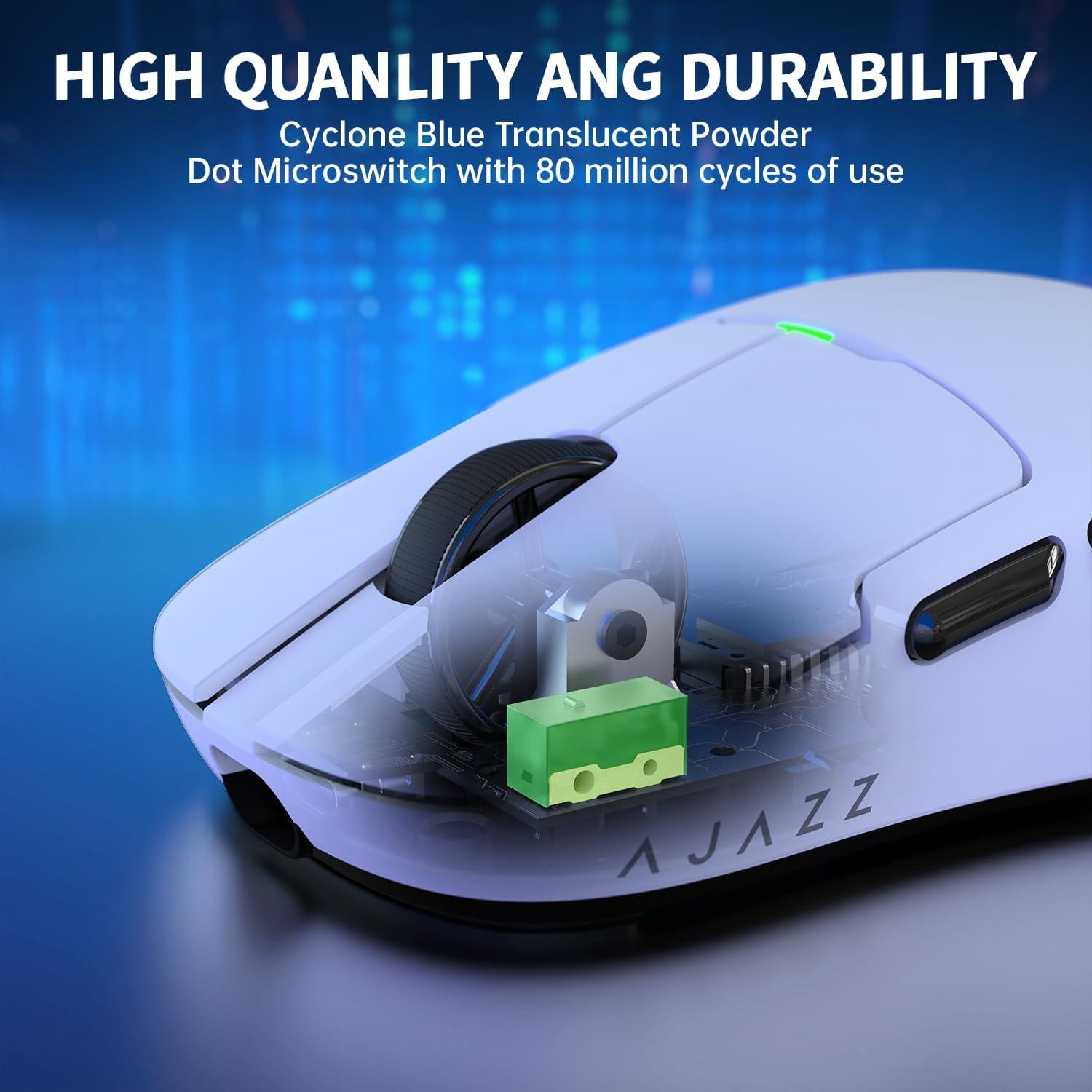 Ratón Gaming AJAZZ AJ159 Ligero 56g Doble Modo USB-C