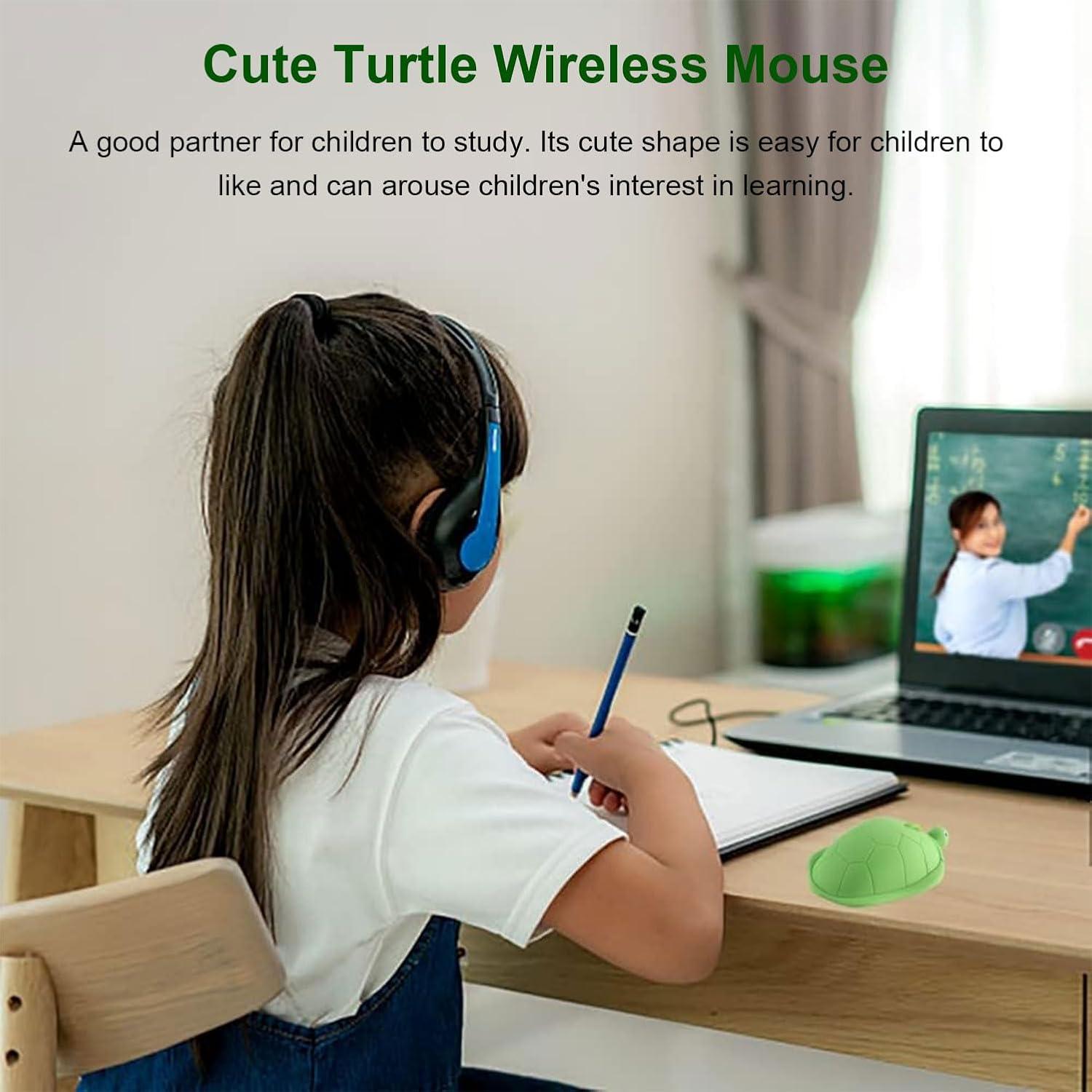 Ratón Inalámbrico Ergonómico Tortuga XINGBAOKEJI 1600 DPI Verde