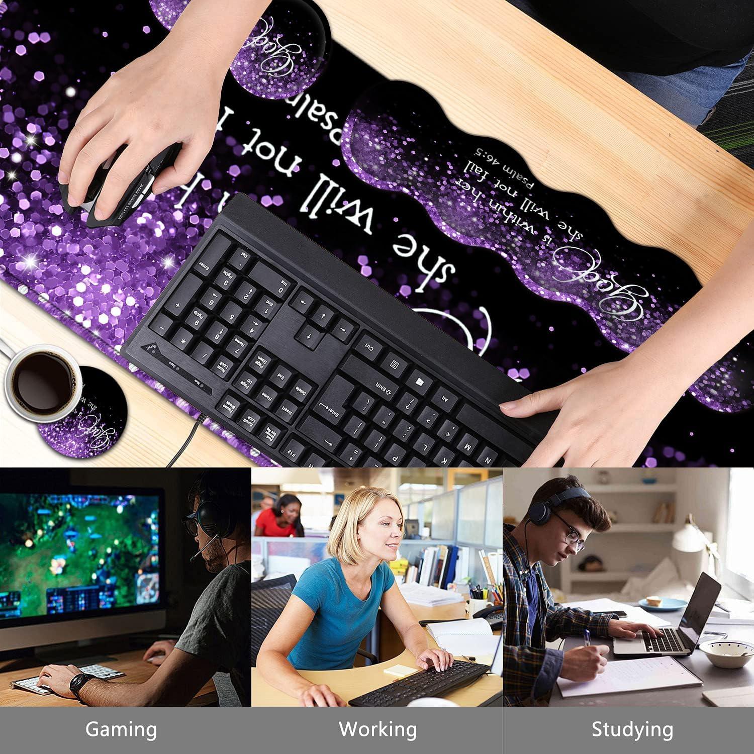 Alfombrilla de Ratón Gaming Ergonómica FDHHKJUKO 80x30cm