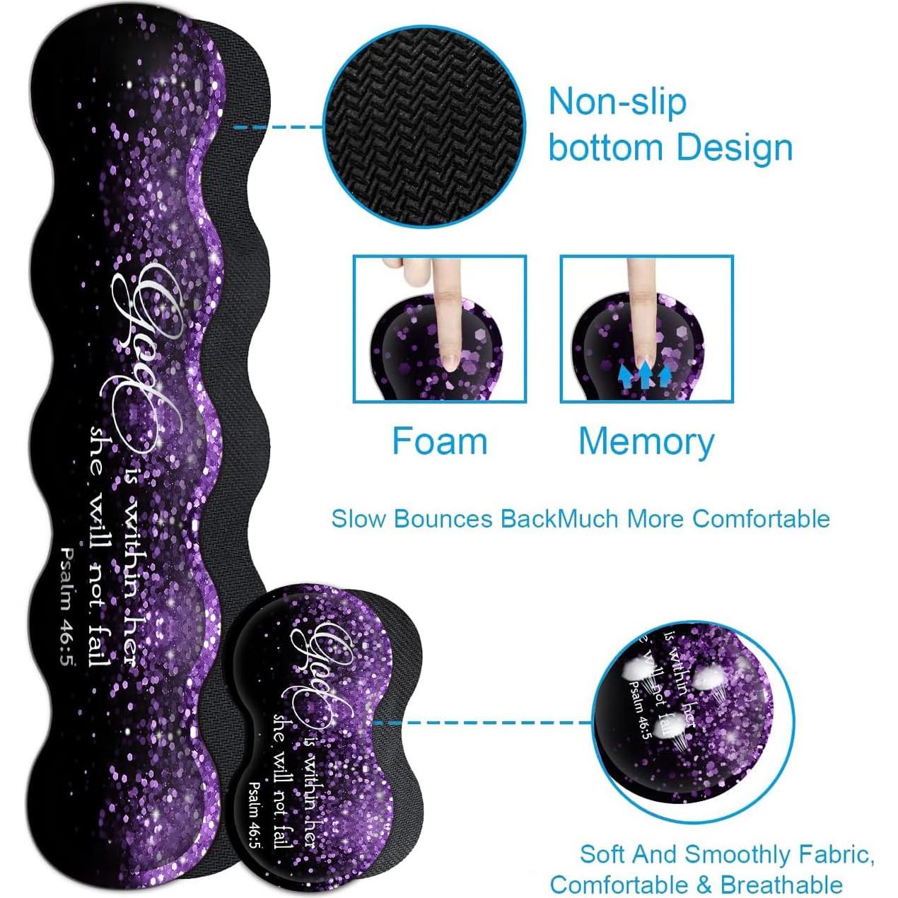 Alfombrilla de Ratón Gaming Ergonómica FDHHKJUKO 80x30cm