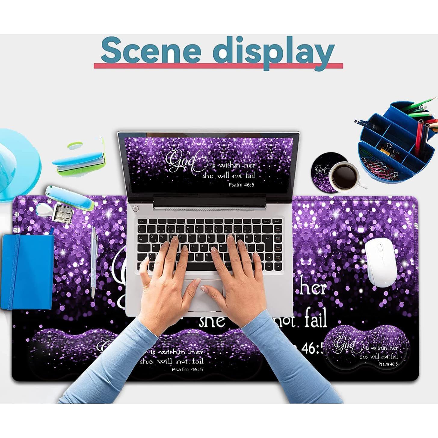 Alfombrilla de Ratón Gaming Ergonómica FDHHKJUKO 80x30cm