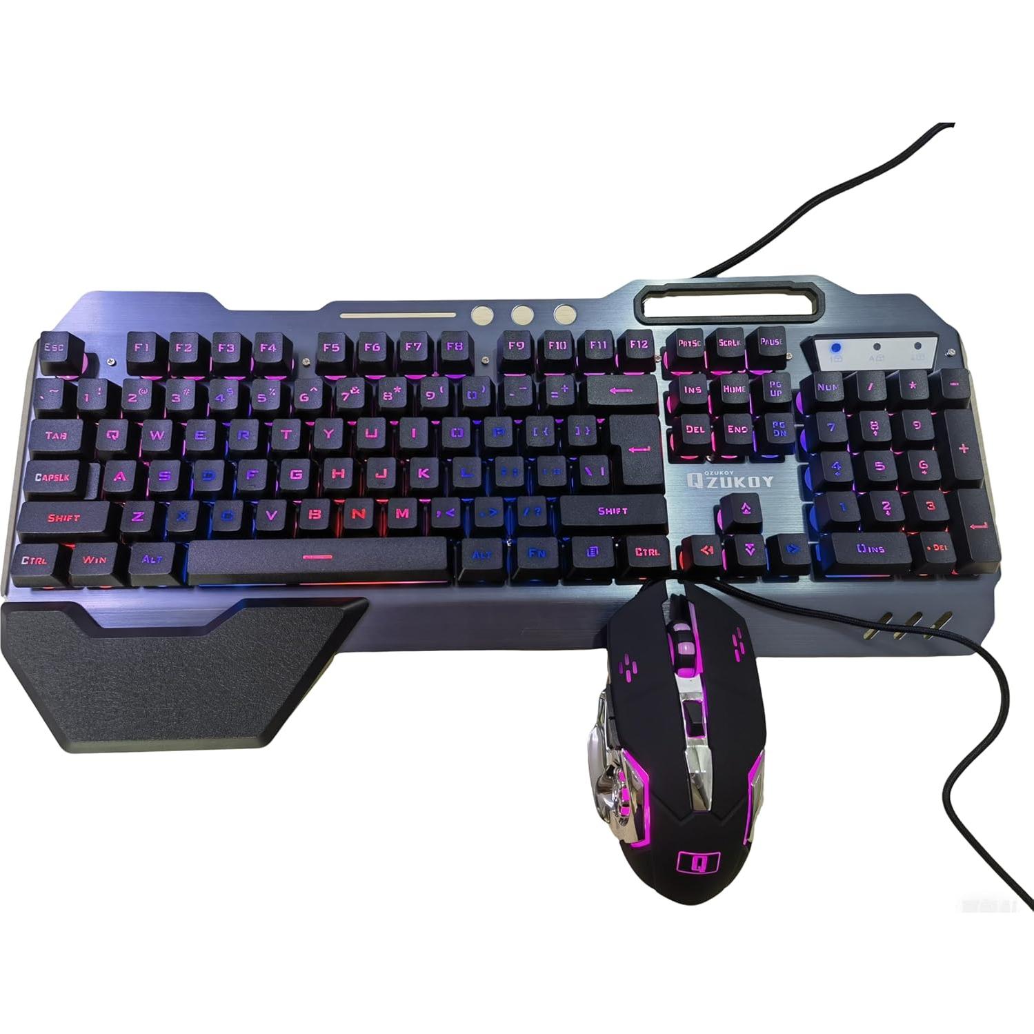 Teclado y Ratón Gaming RGB XINMENG QZ-K618 - Ergonomía y 16 Modos