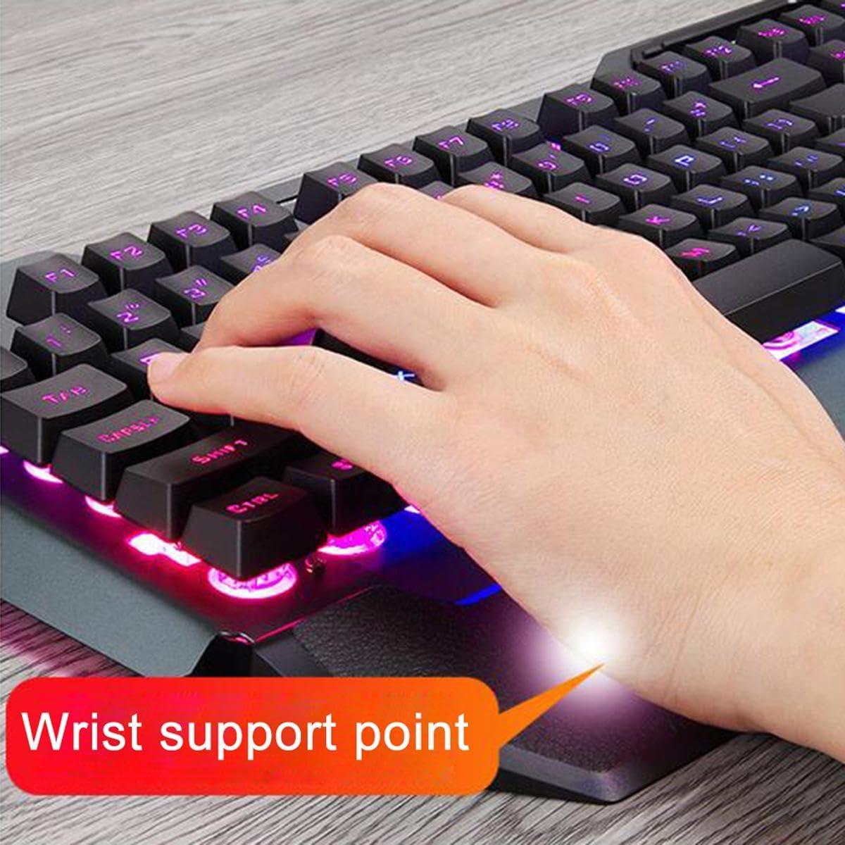 Teclado y Ratón Gaming RGB XINMENG QZ-K618 - Ergonomía y 16 Modos