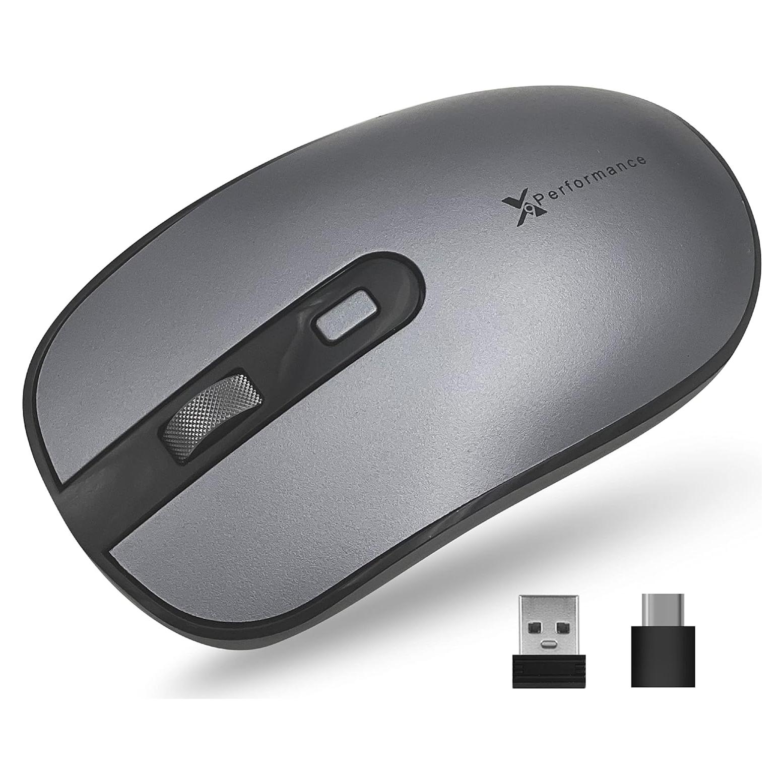 Ratón Inalámbrico Dual USB-C X9 - Multi Dispositivo - Gris