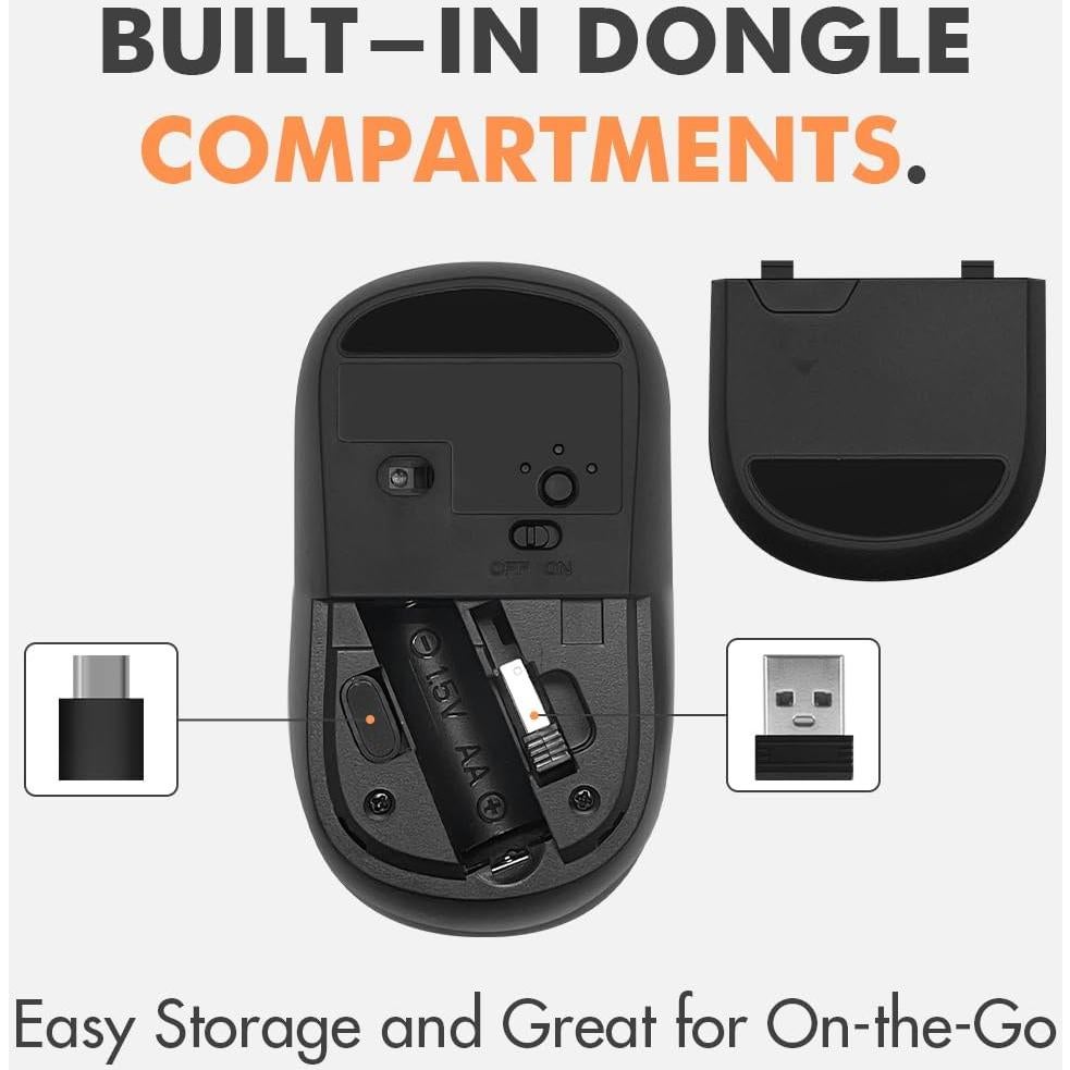 Ratón Inalámbrico Dual USB-C X9 - Multi Dispositivo - Gris