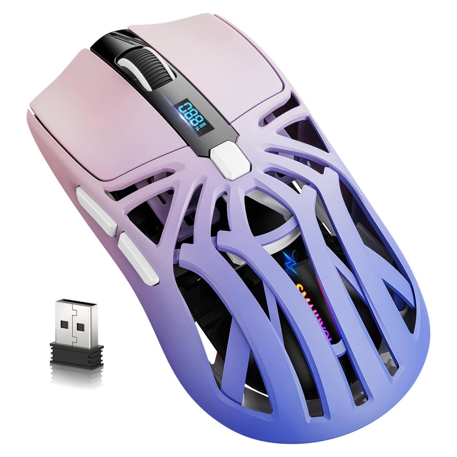 Ratón Gaming Inalámbrico Attoe SML-YXSB-01F 10000 DPI RGB