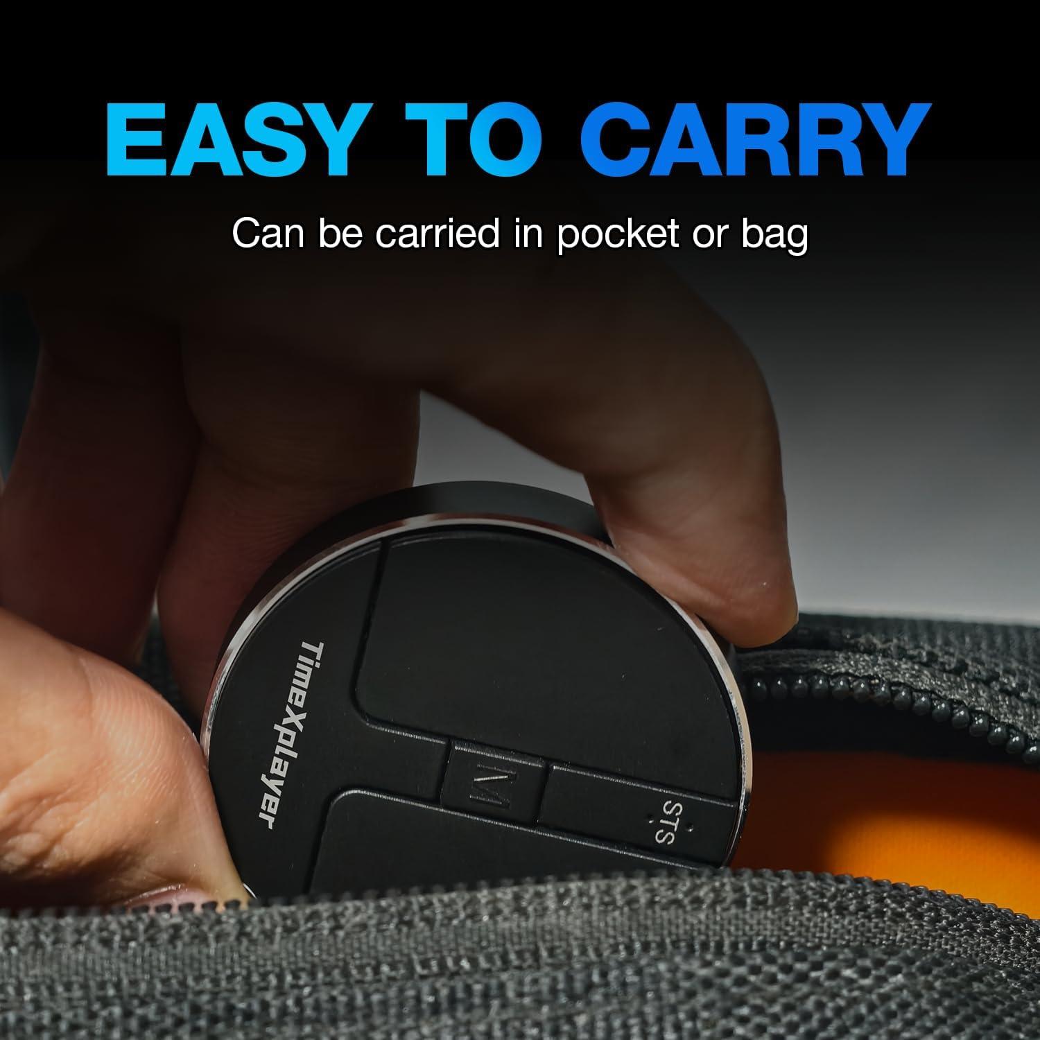 Ratón Inalámbrico Mini TIMEXPLAYER CAP3 Plata, Conexión 4 en 1