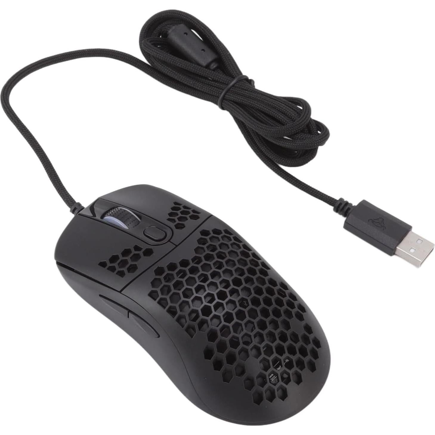 Ratón Gaming Luqeeg Pro USB Tipo C - 12000 DPI RGB Ergonómico