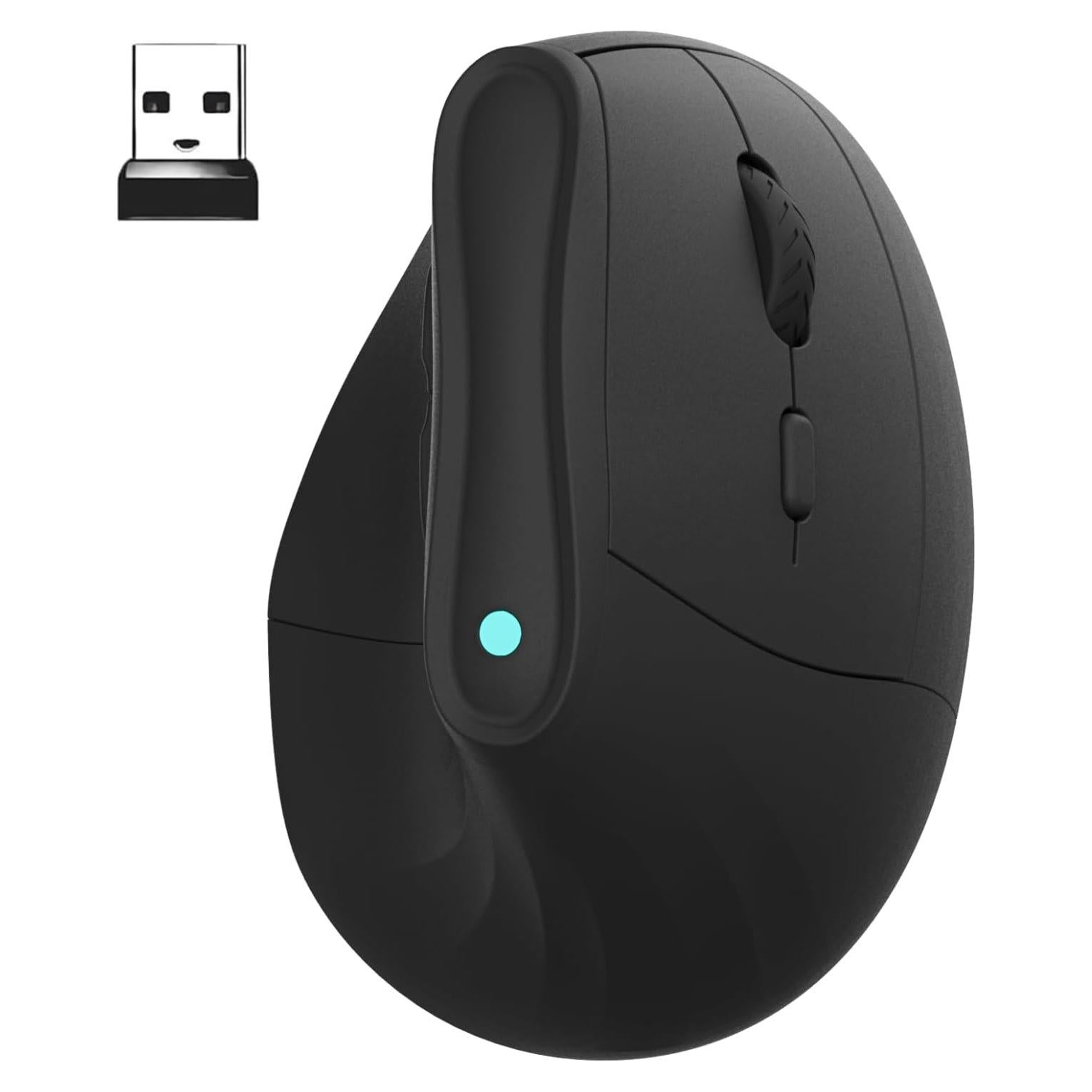 Ratón Vertical Ergonómico Inalámbrico Eirix EM9 57°