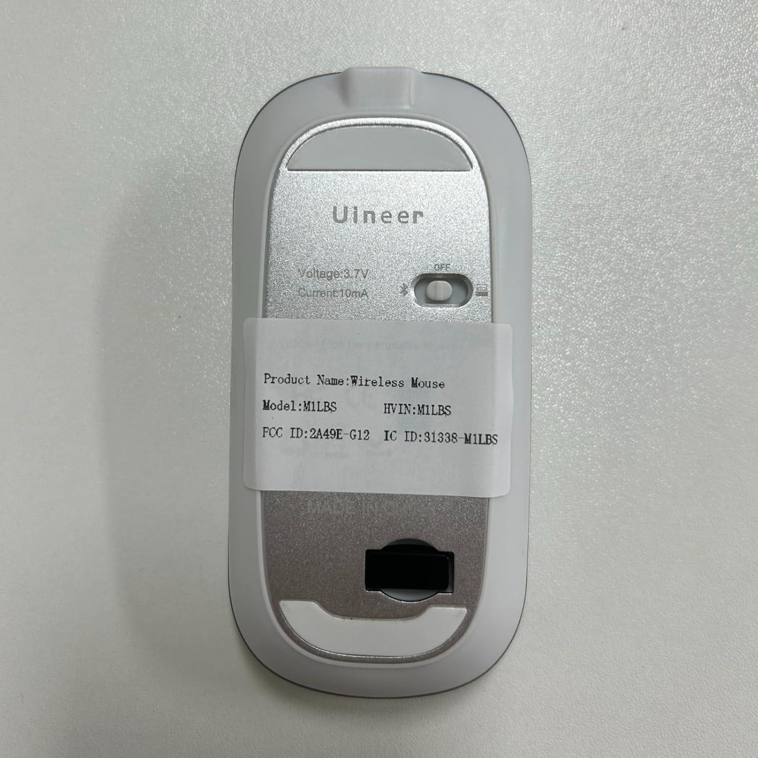 Ratón Inalámbrico Bluetooth Uineer M1LBS Recargable Verde