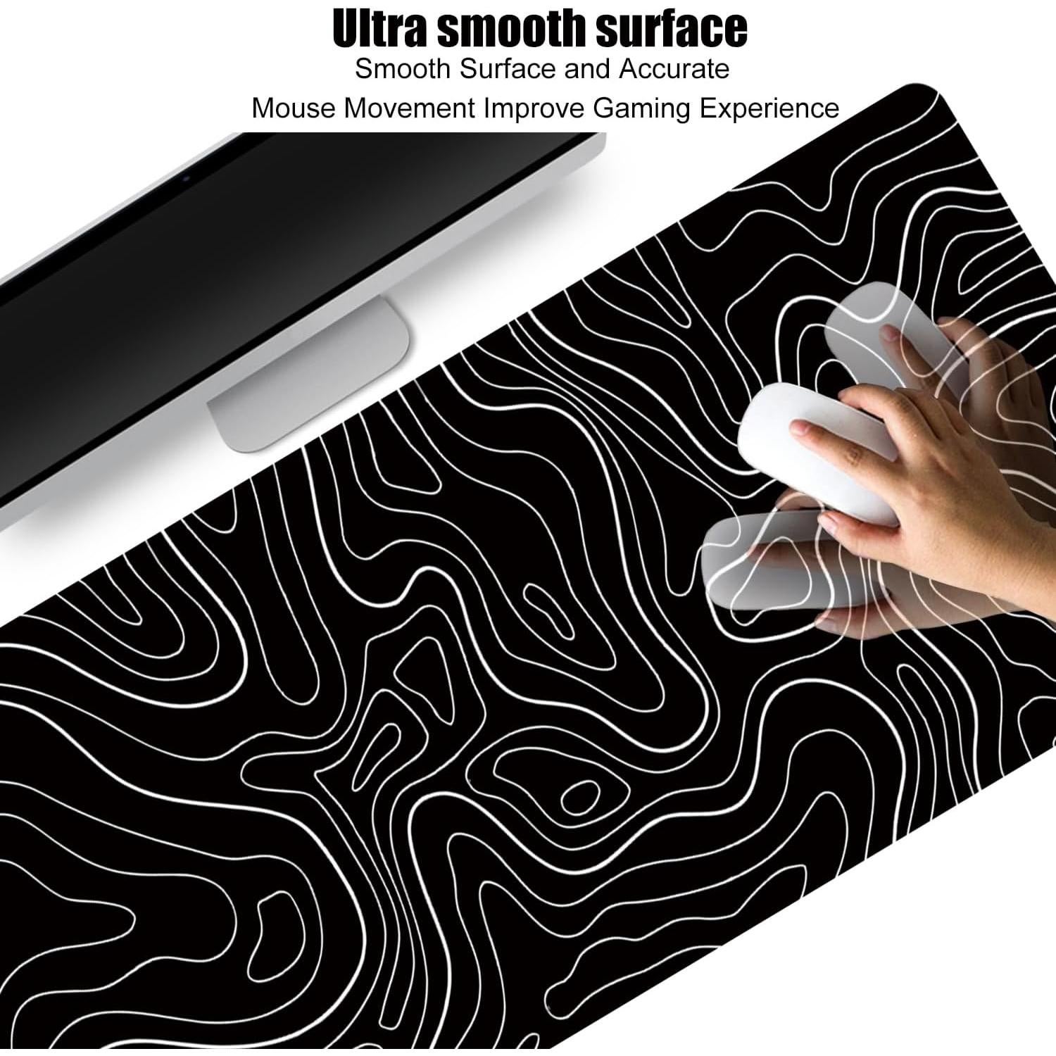 Alfombrilla de Ratón Grande HGWALP 90x40cm Antideslizante