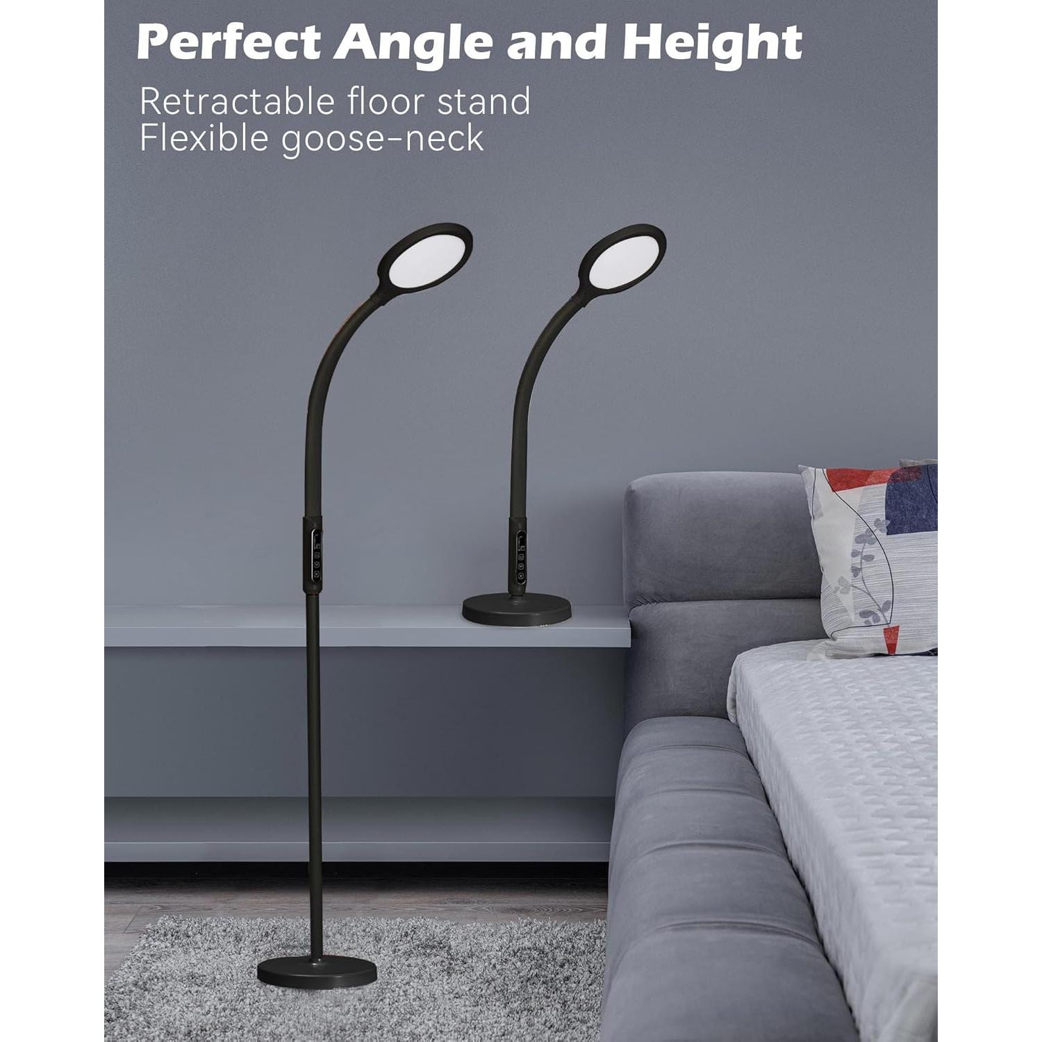 Lámpara de Terapia de Luz Aoife 11000 Lux 10 Niveles Brillo